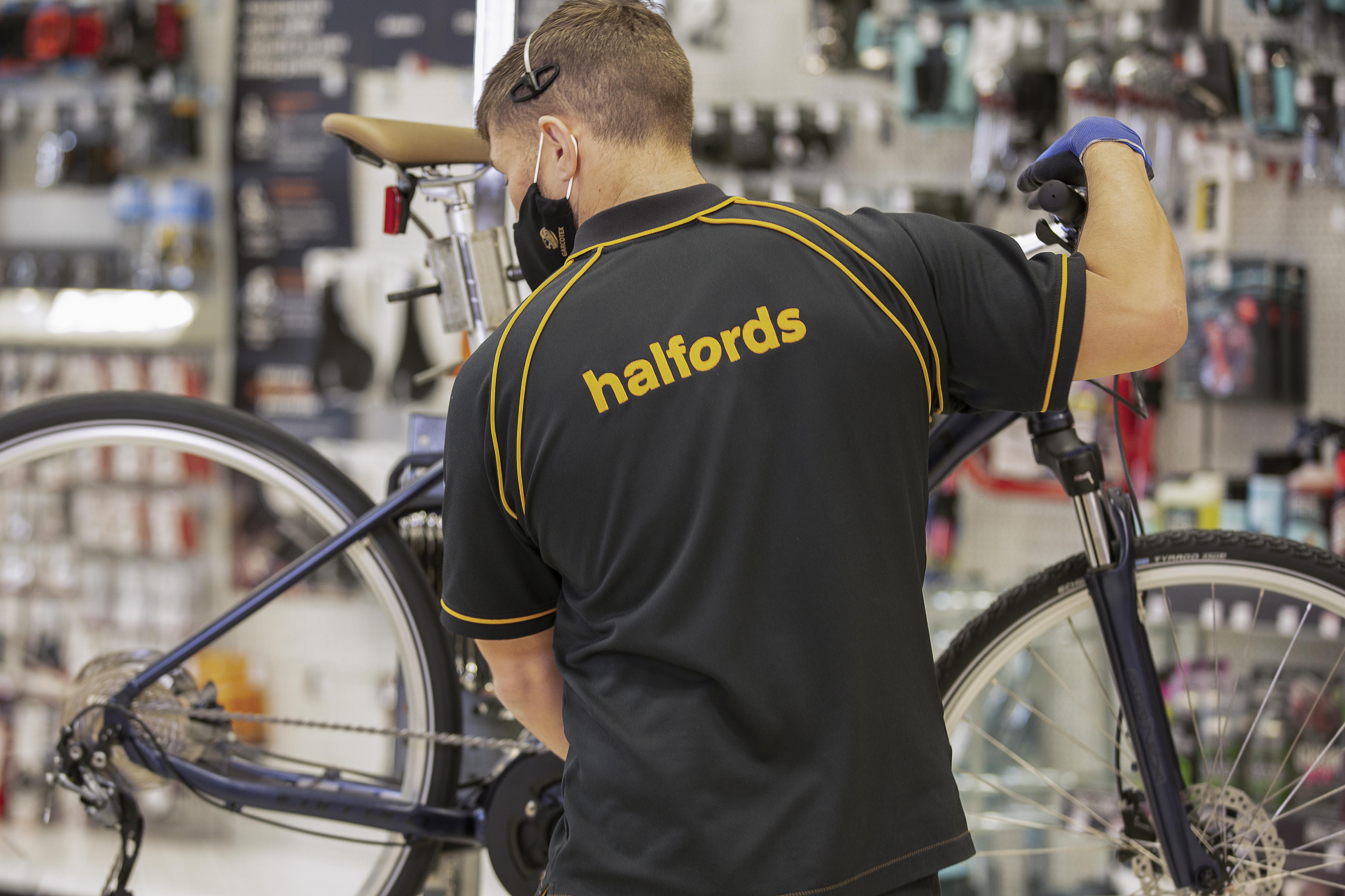 part exchange bikes halfords