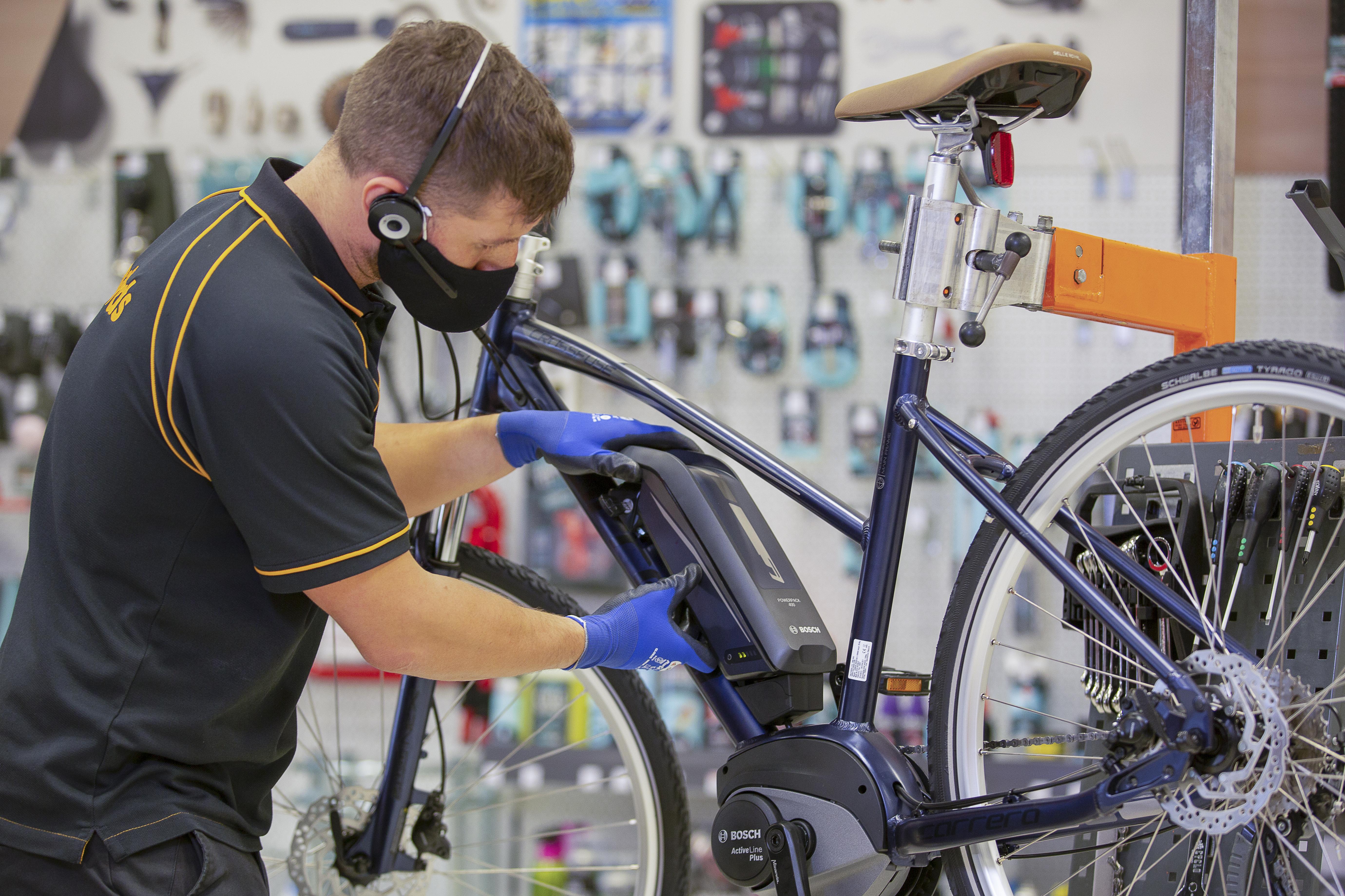 push bike servicing