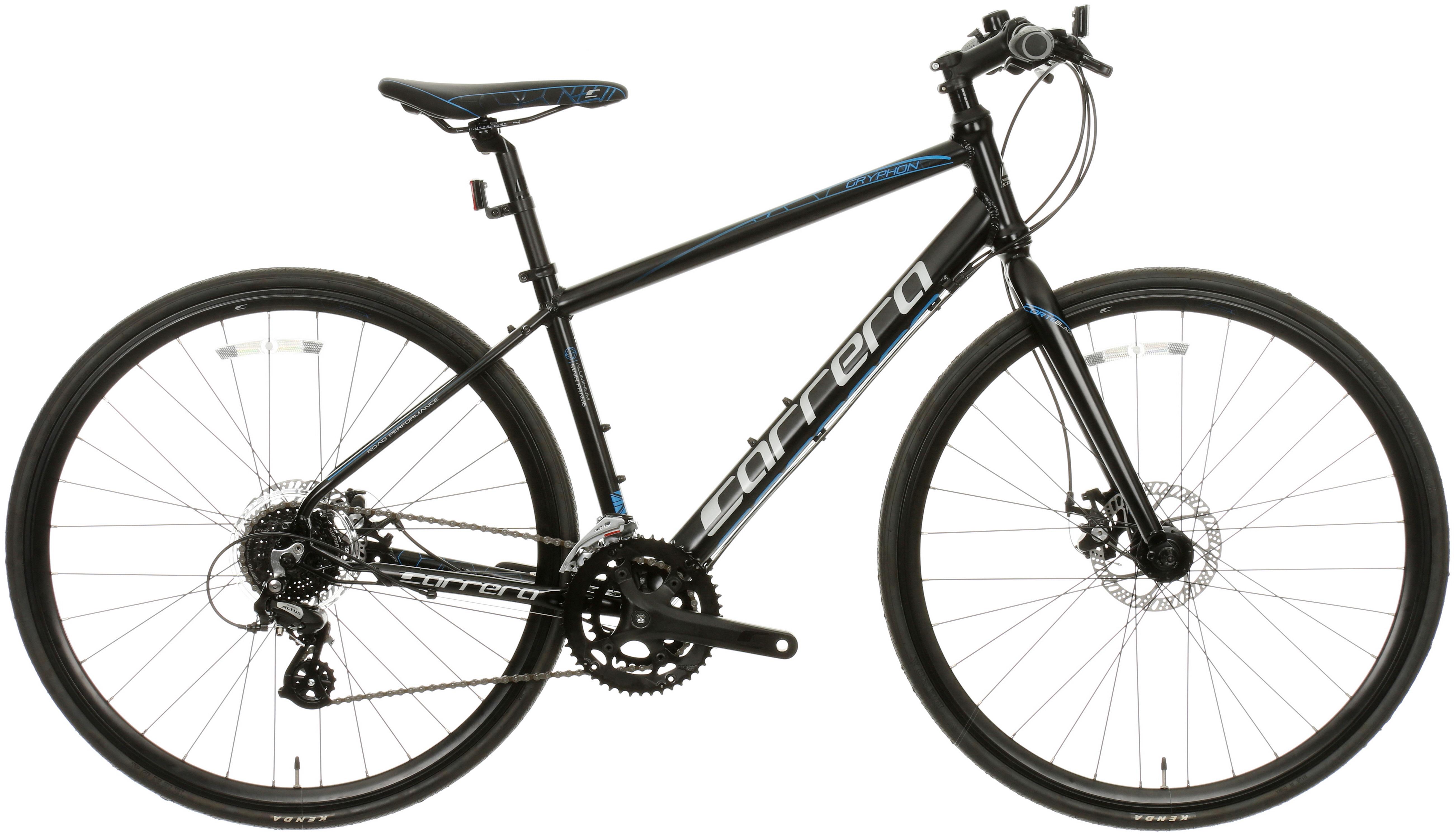 carrera gryphon hybrid bike