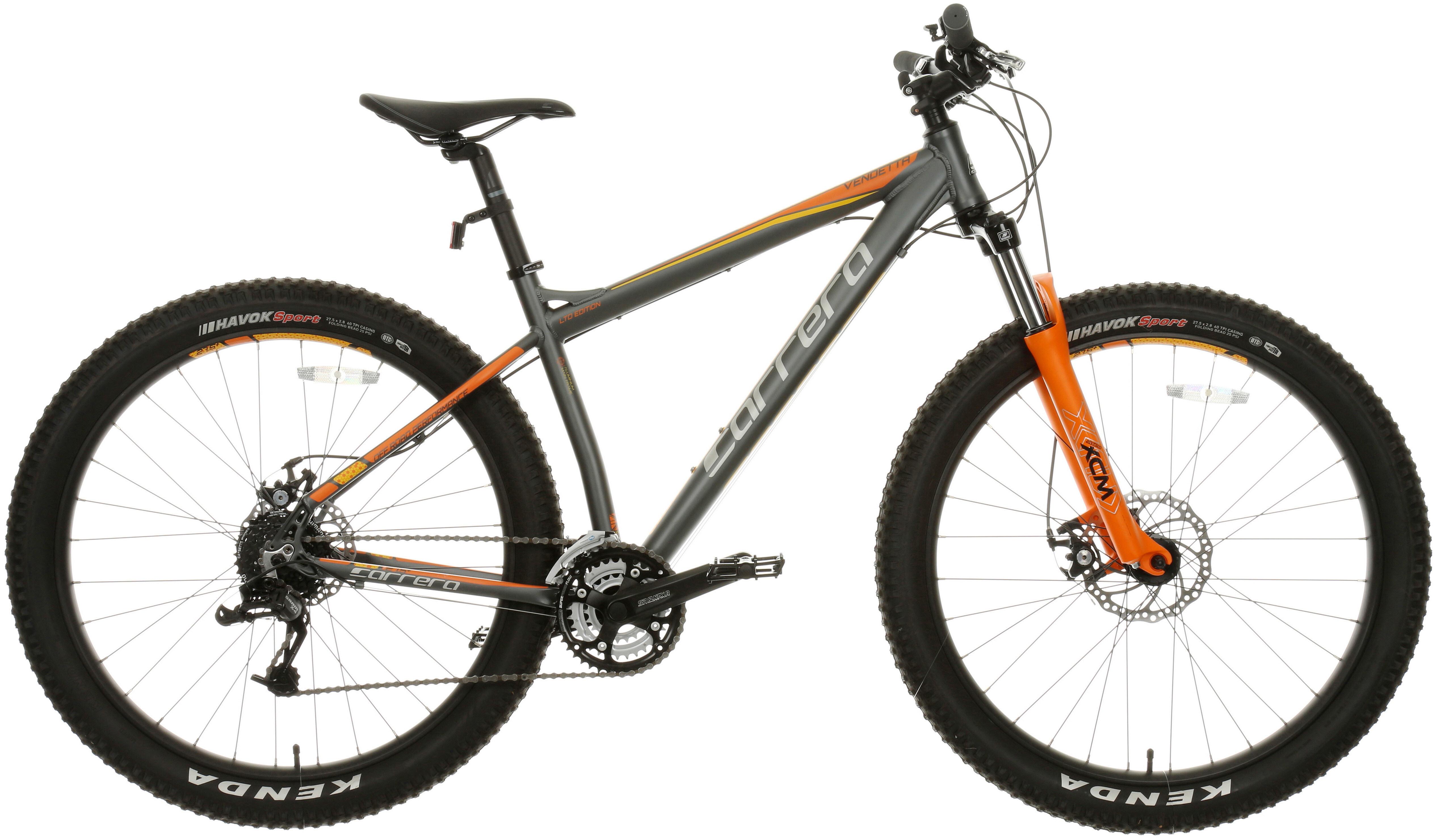 orange carrera mountain bikes