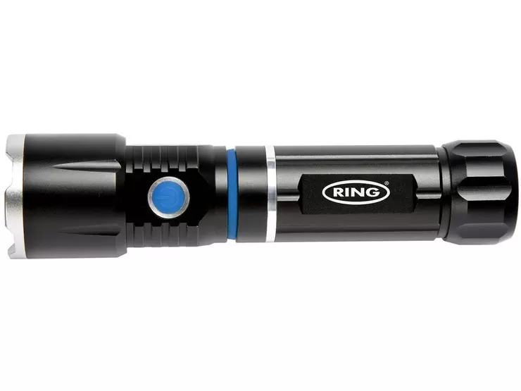 Ring RT5195 220 Lumens Aluminium 2-in-1 LED Torch With Inspection Lamp 