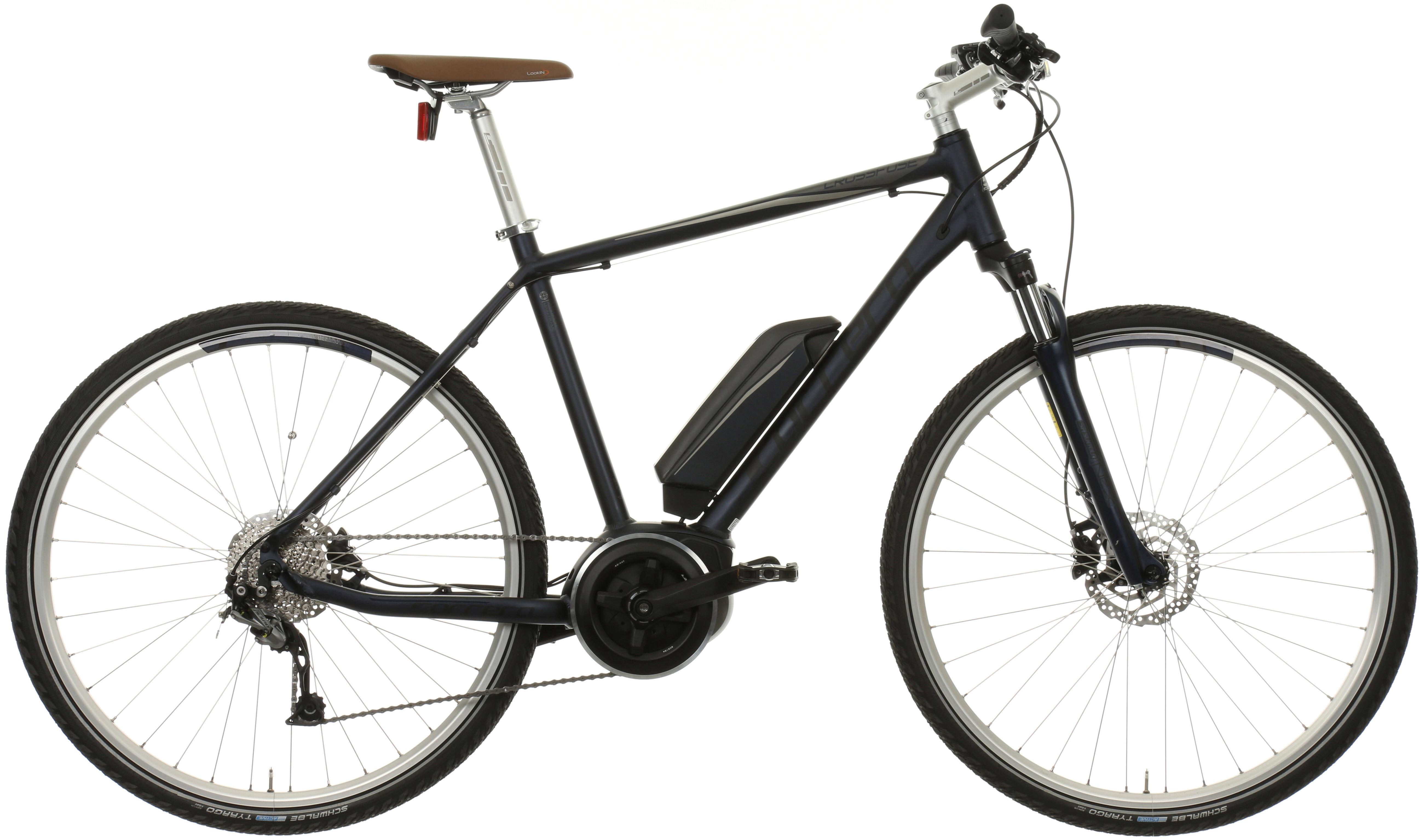 carrera crossfuse mens electric hybrid bike