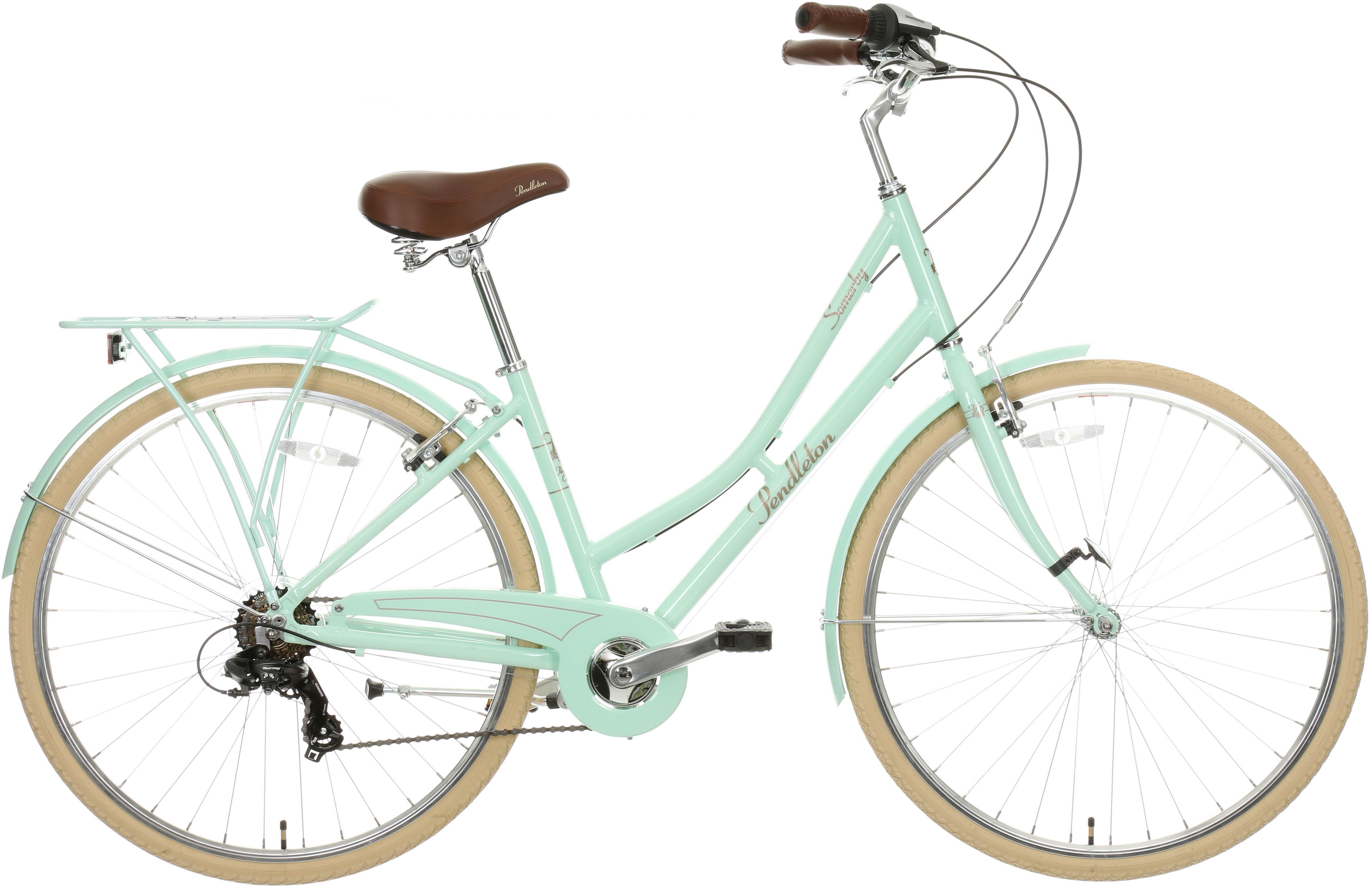 mint green pendleton bike