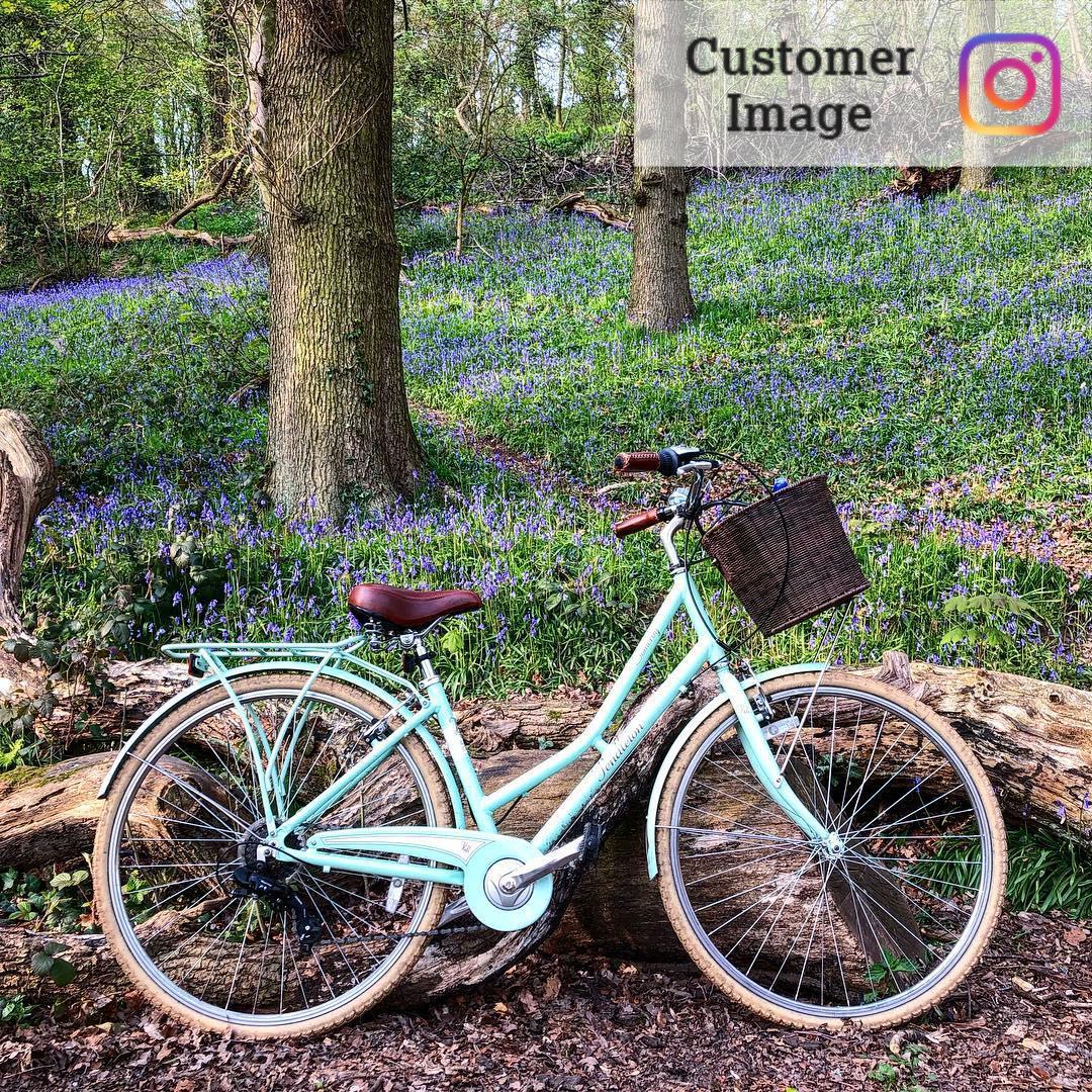 mint green pendleton bike