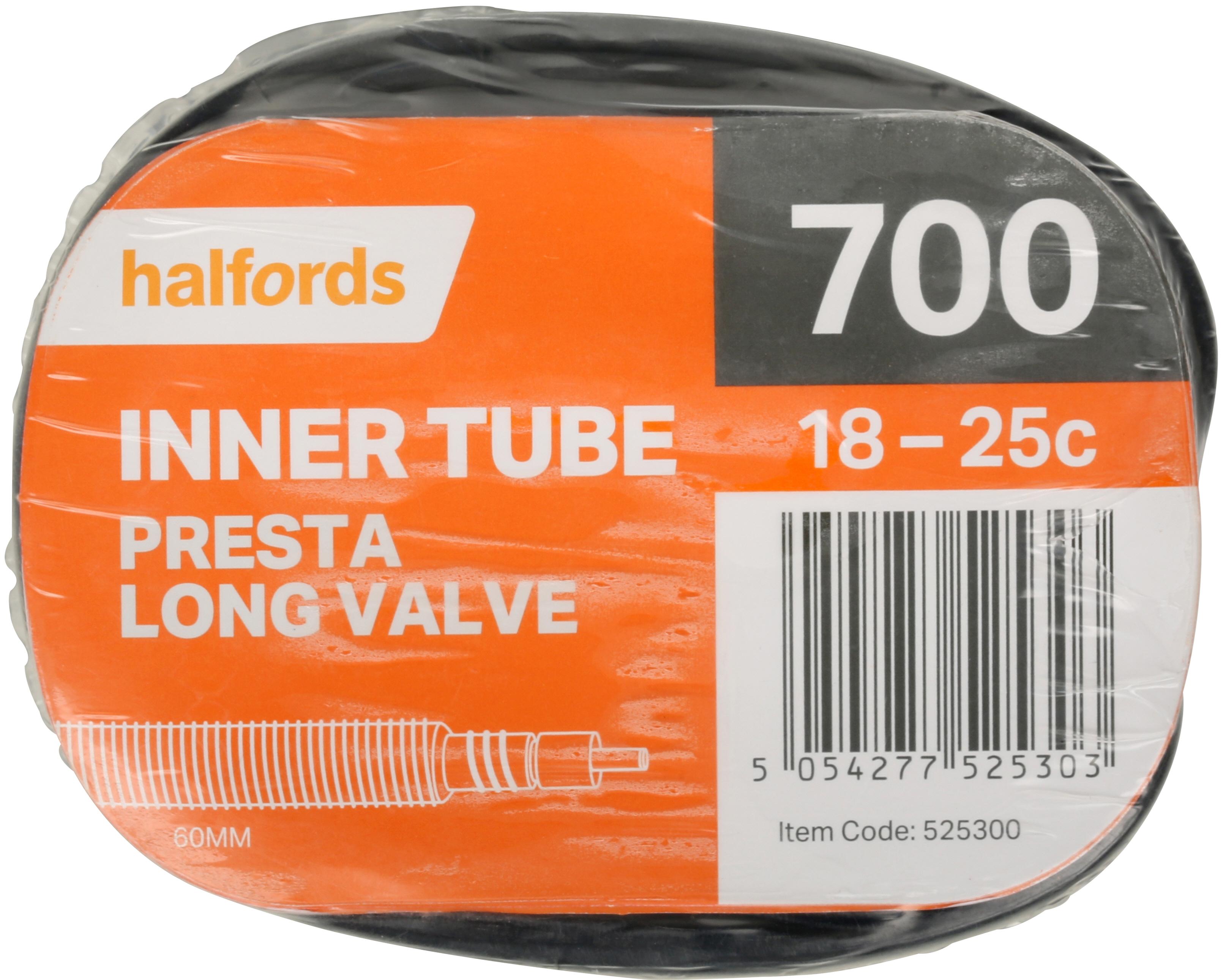 halfords presta inner tube