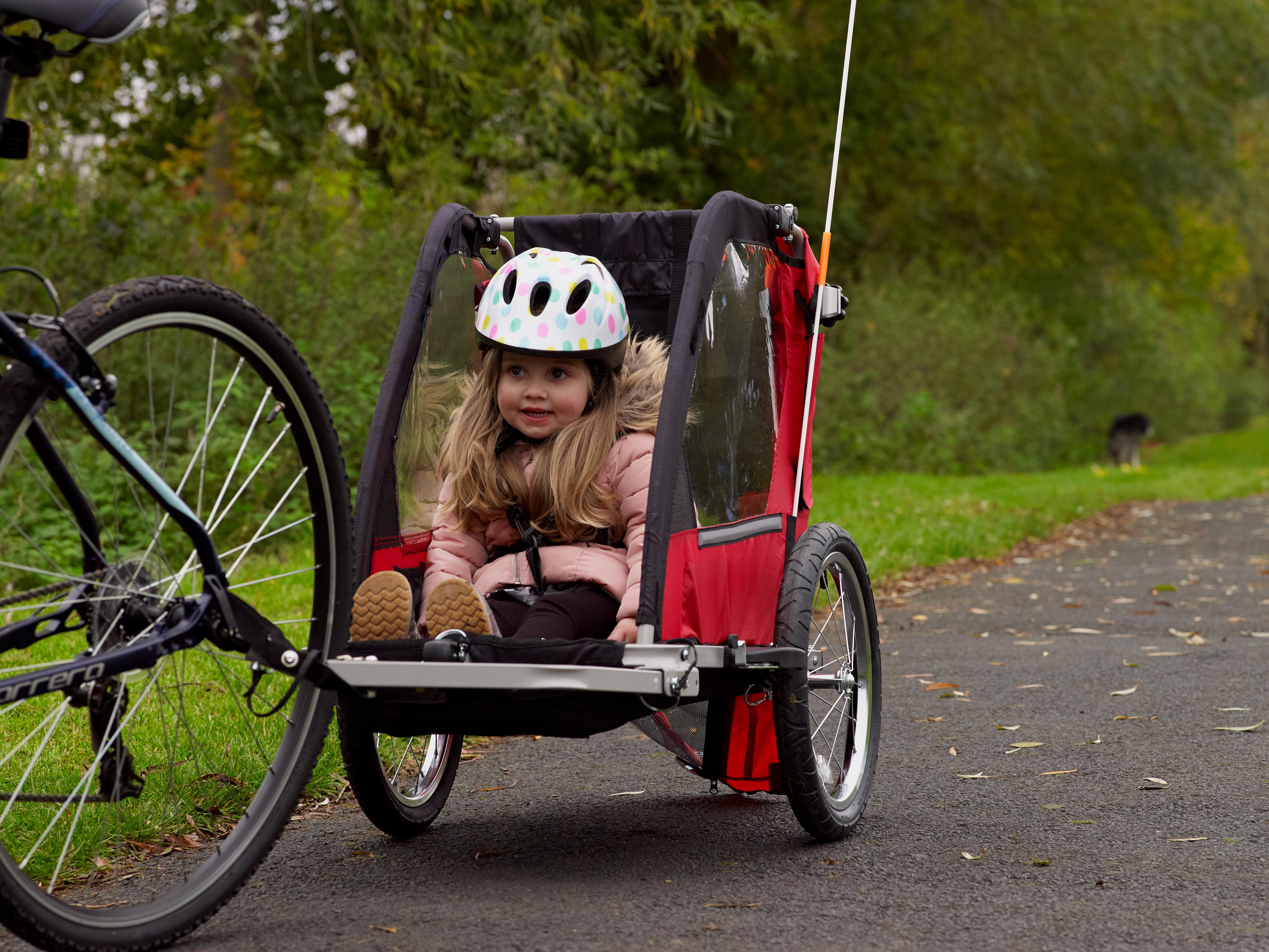 child bike trailer halfords