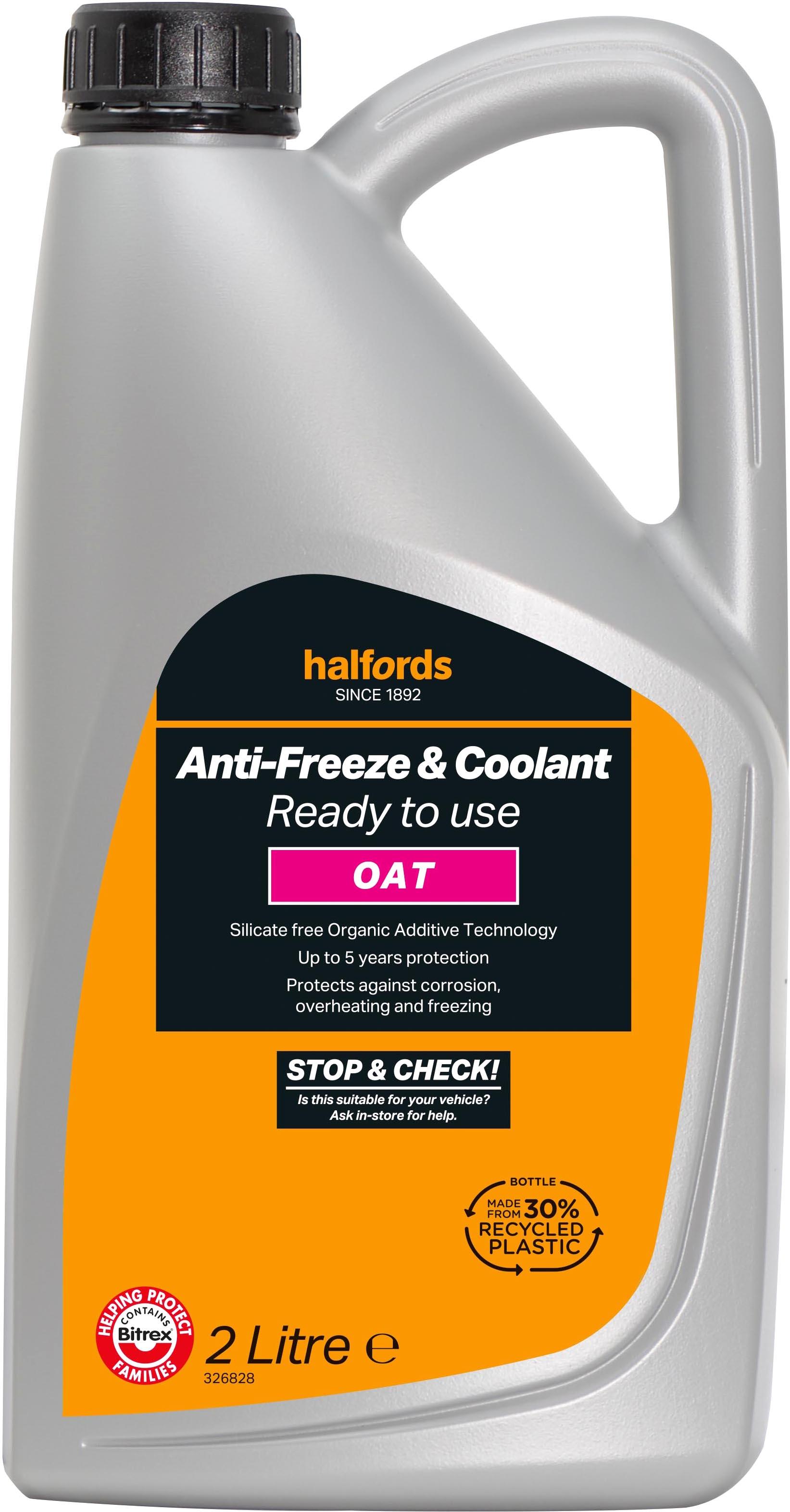 Halfords OAT Ready Mixed Antifreeze 2 