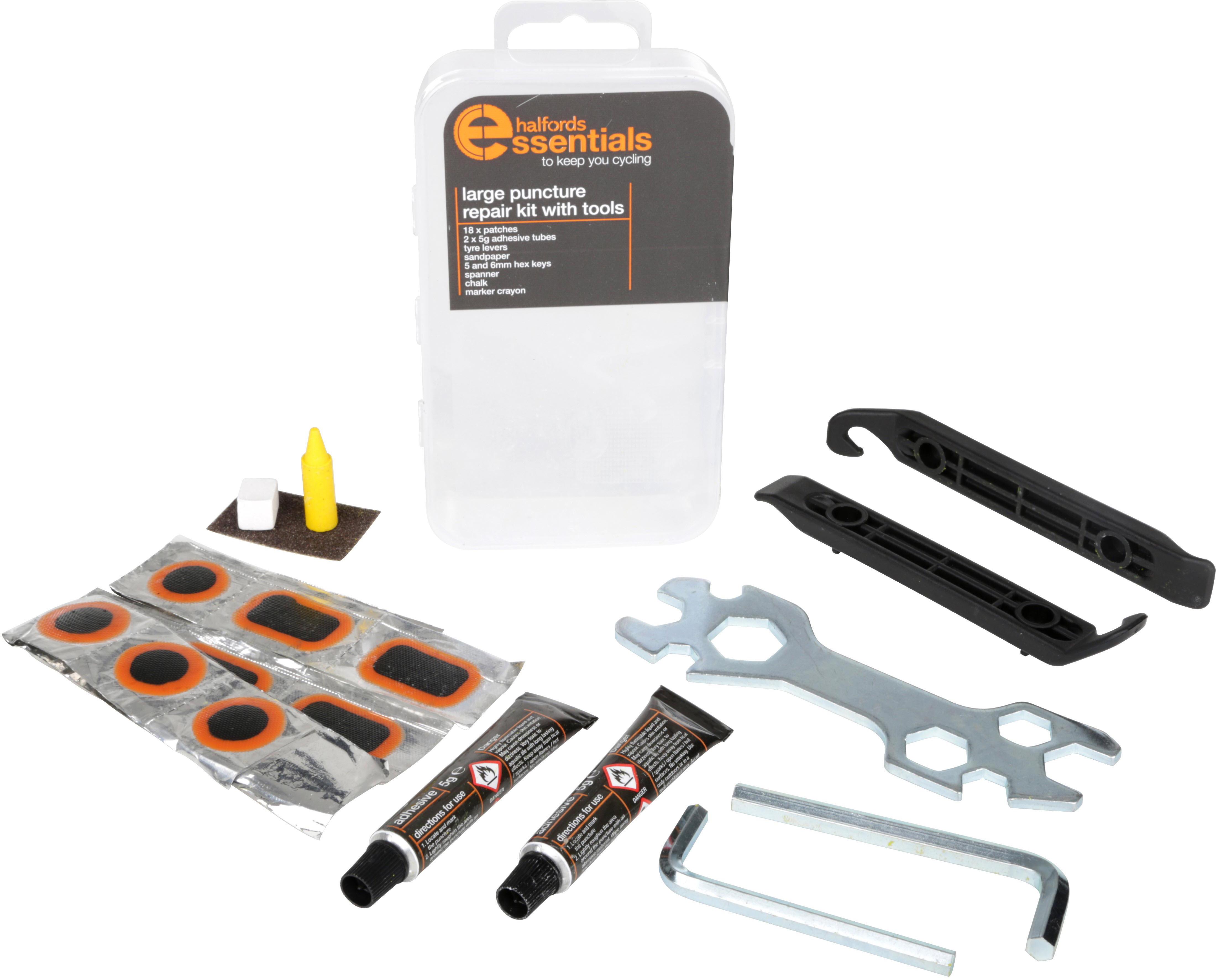 bike puncture repair kit halfords