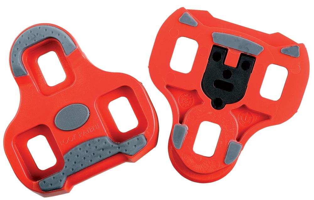 red clipless pedals