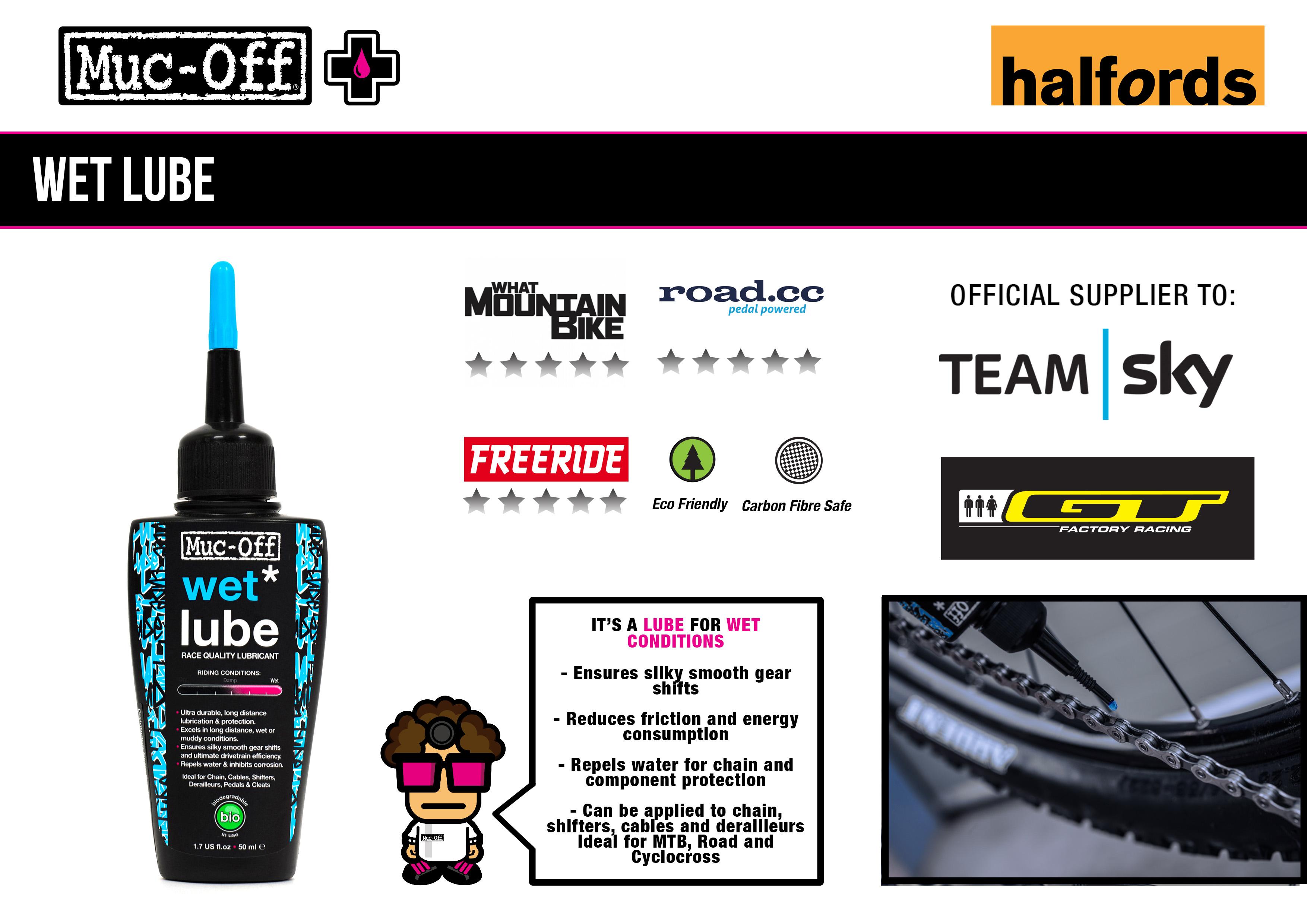 halfords muc off dry lube