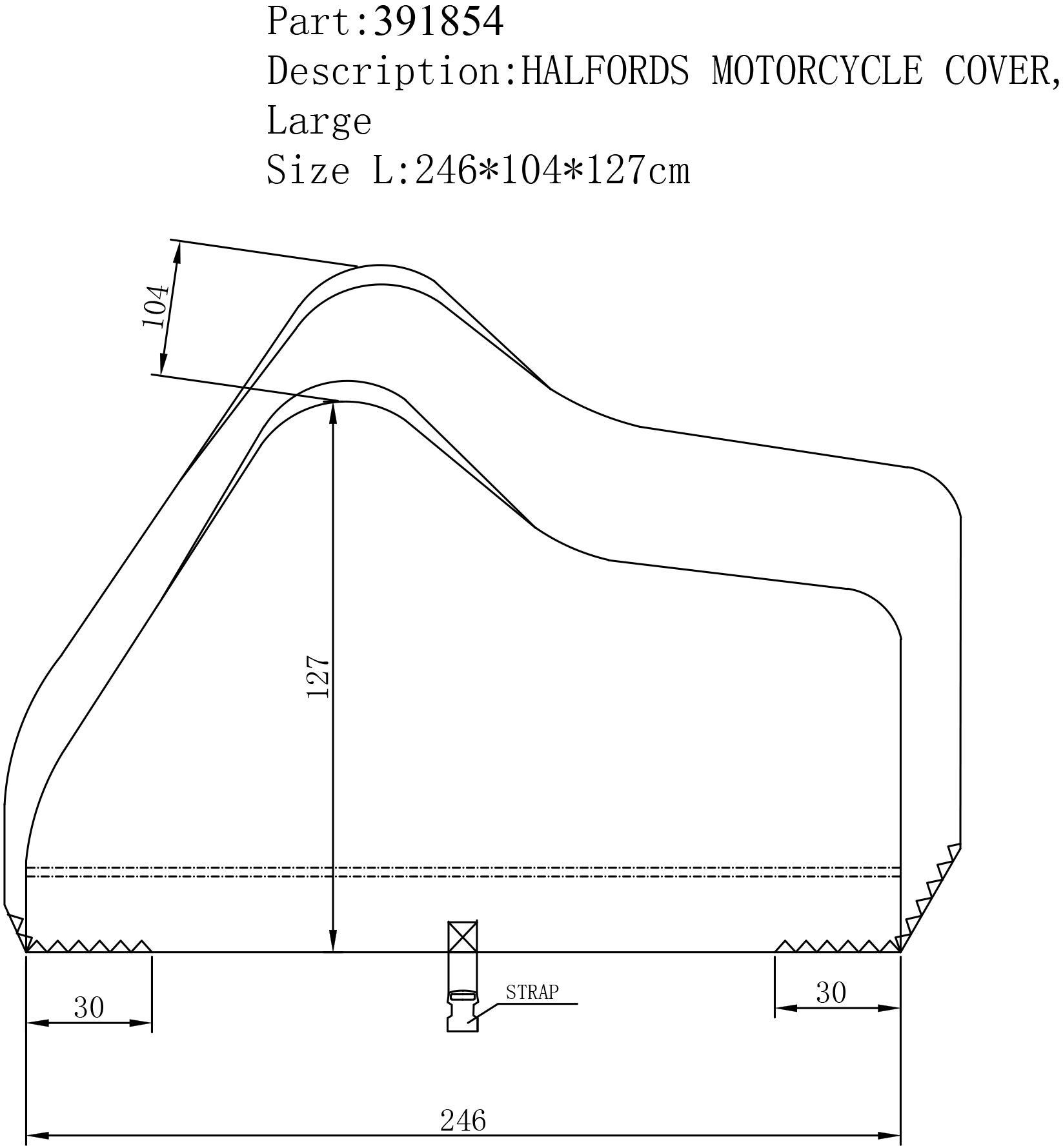 halfords motorbike cover