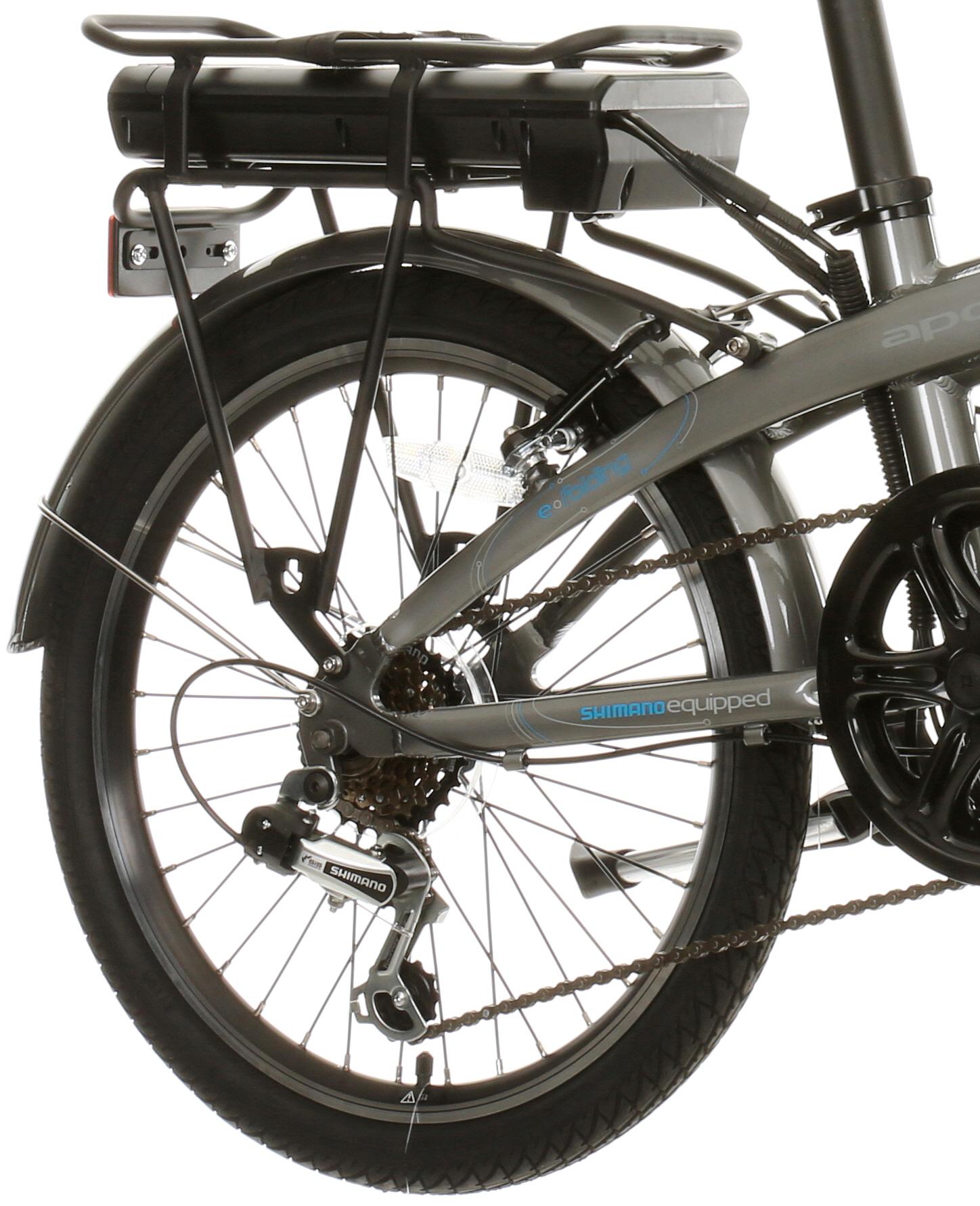 apollo transport electric folding bike