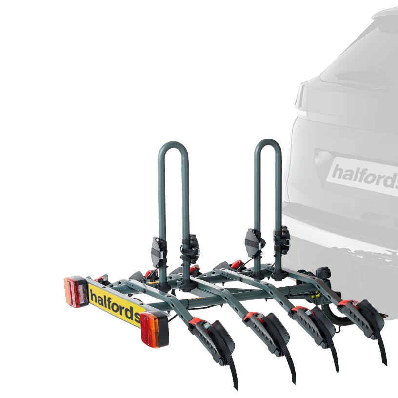 halfords 4 bike towbar cycle carrier instructions