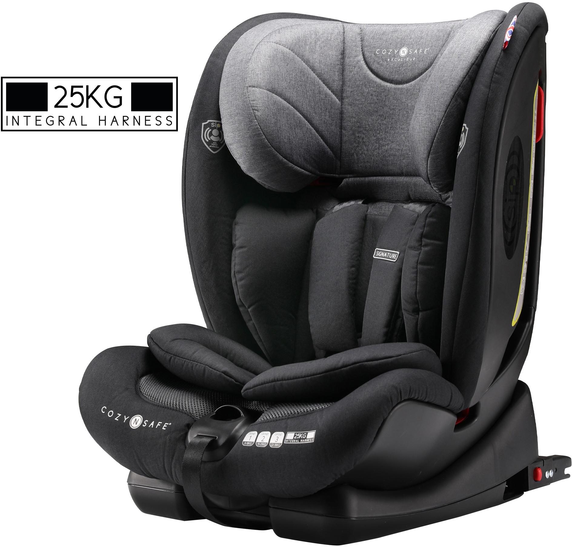 Halfords Baby Child Isofix Car Seat Interior Protector With Storage Pocket Black 