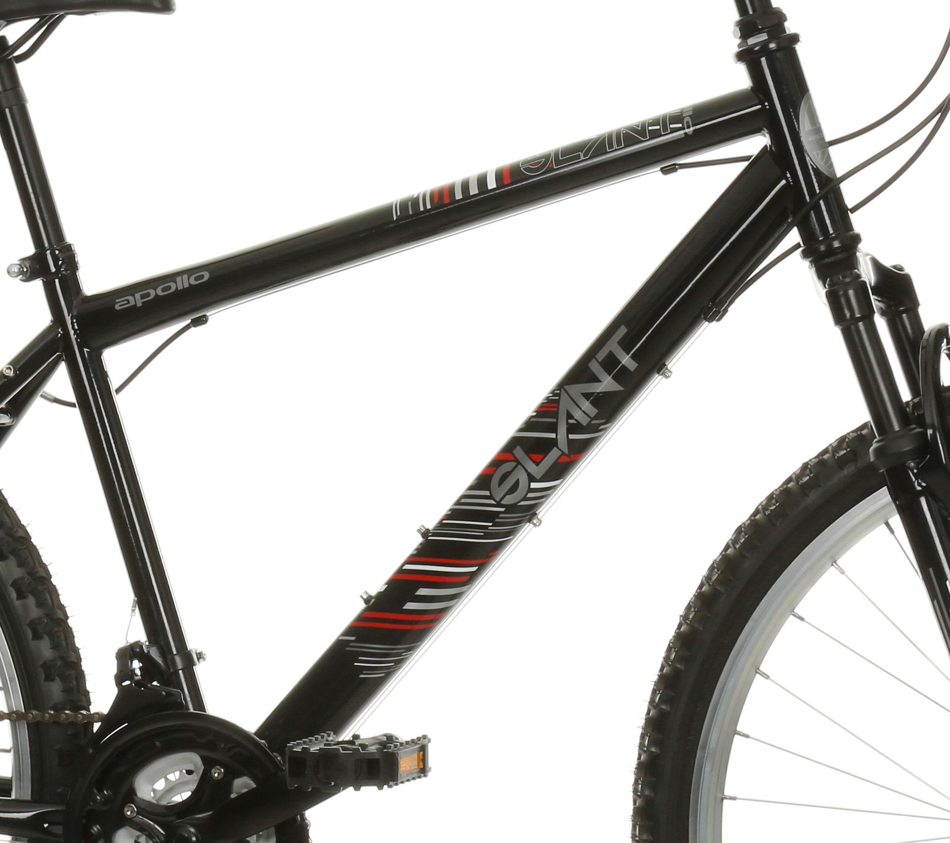 black mtb frame