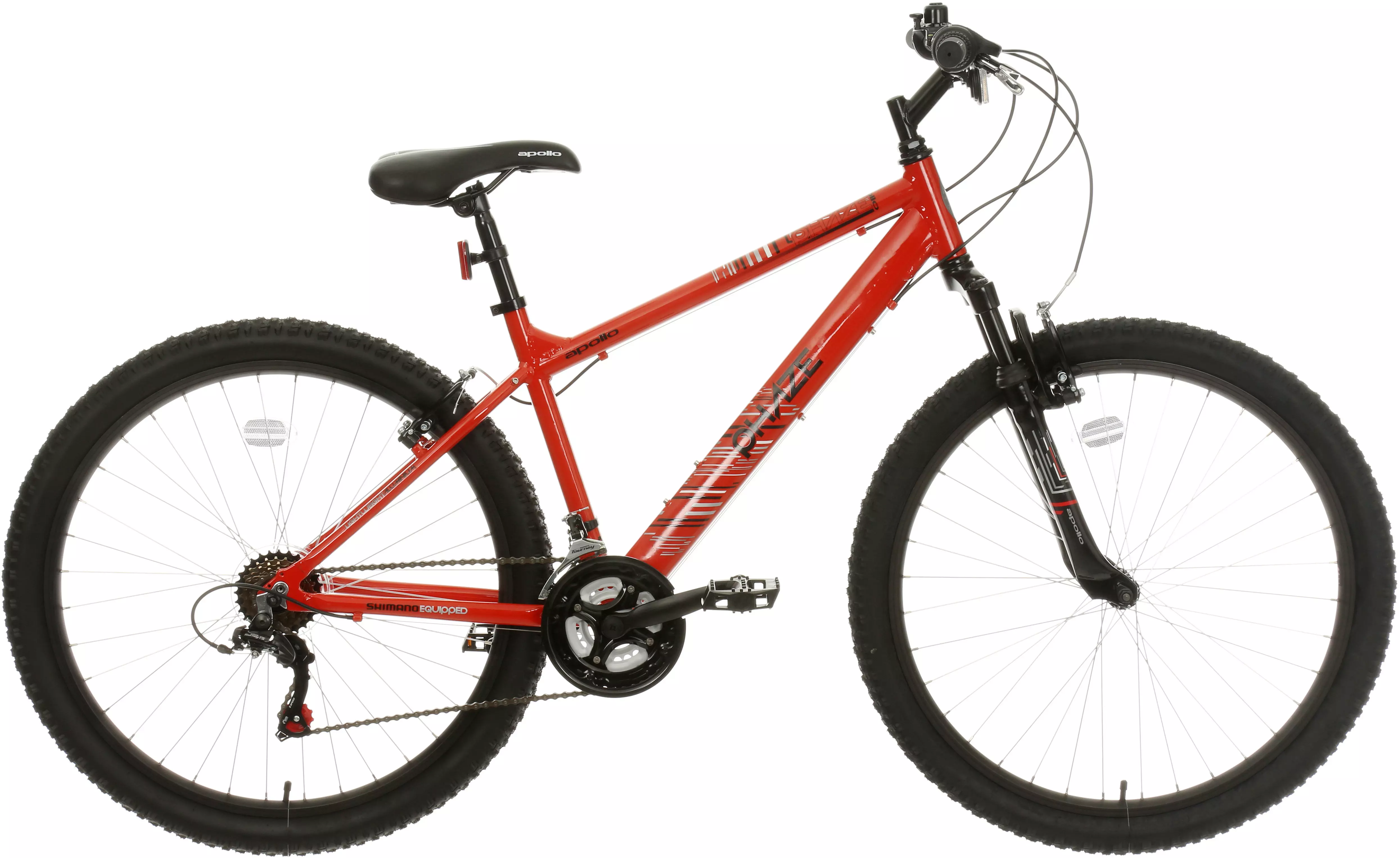 red mountain bike