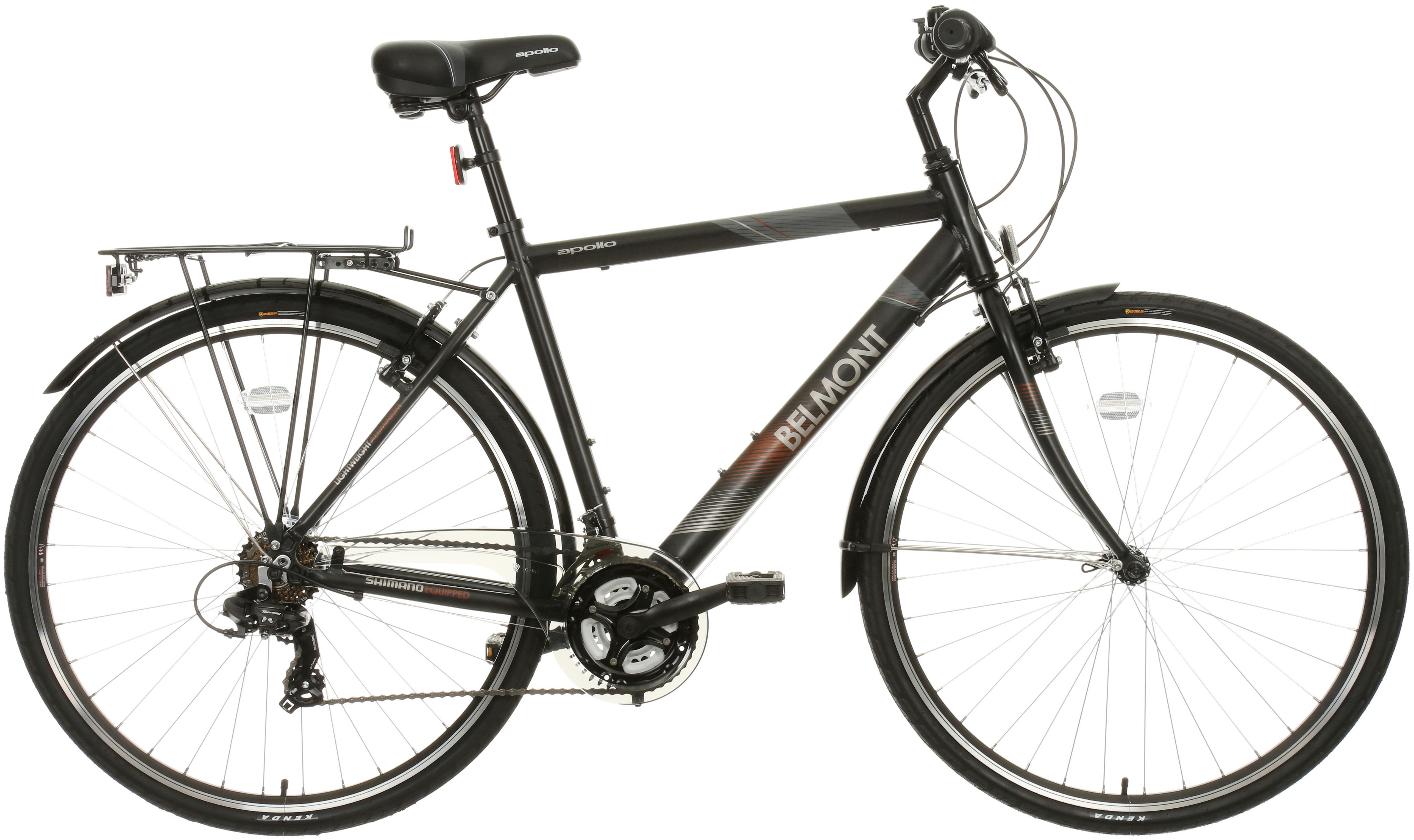 apollo guru mens hybrid bike