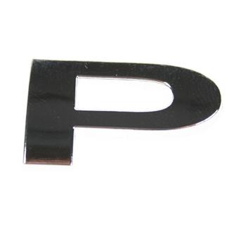 Chrome Letter Badge P | Halfords UK