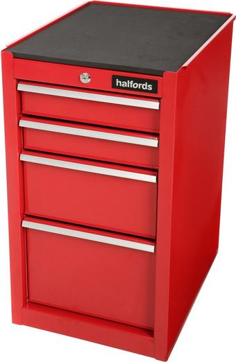 Halfords 4 Drawer Side Cabinet - Red | Halfords UK