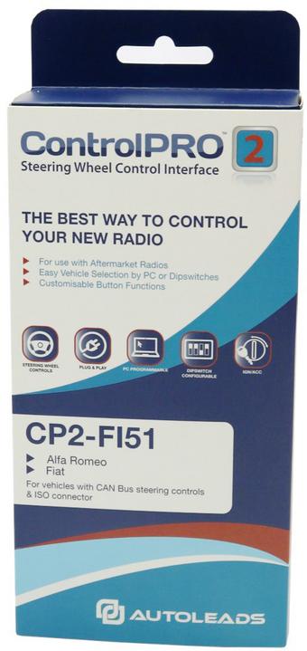 Autoleads Control Pro CP2 Steering Wheel Control - Fiat ...