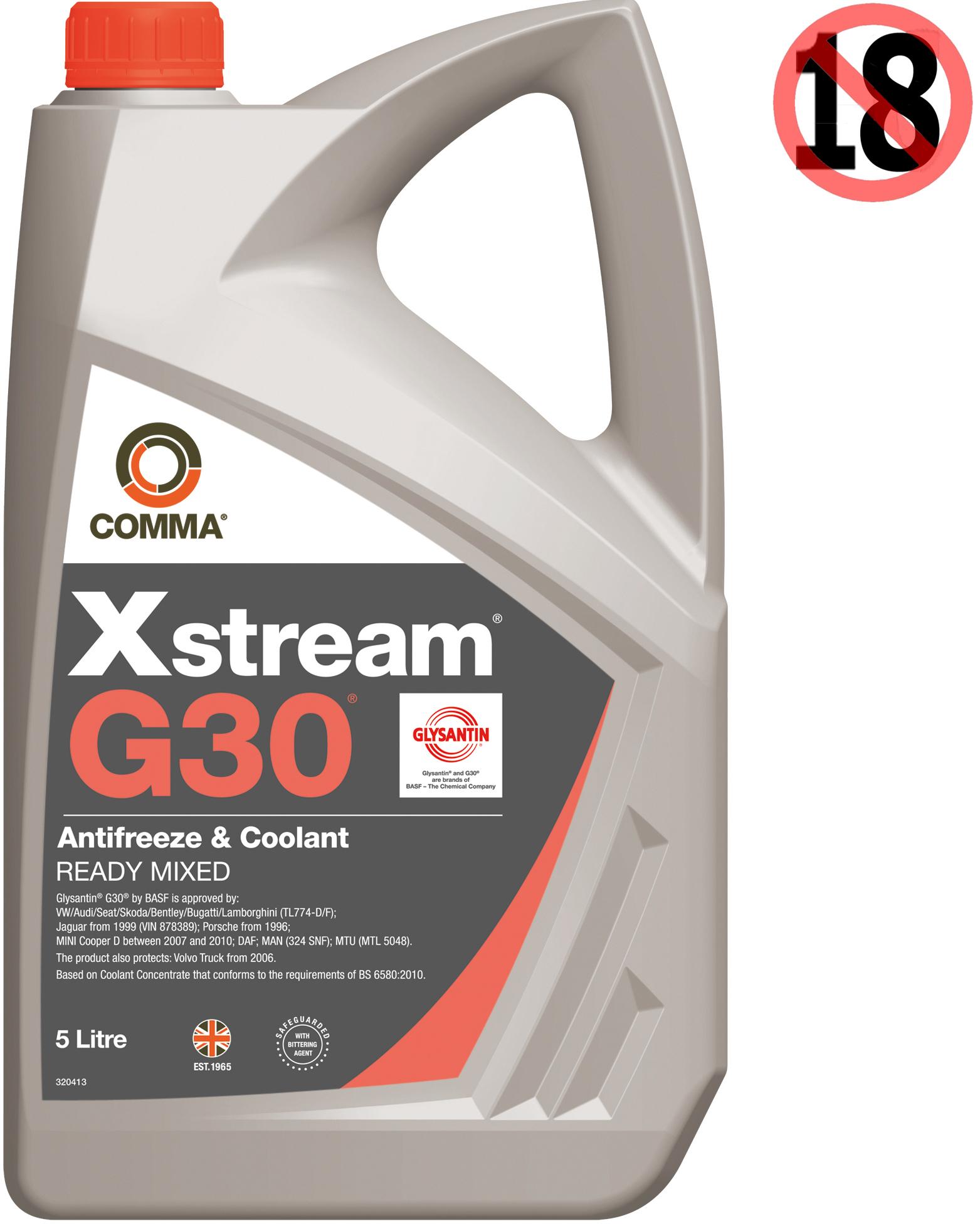 Comma g30 antifreeze and coolant rm 5l