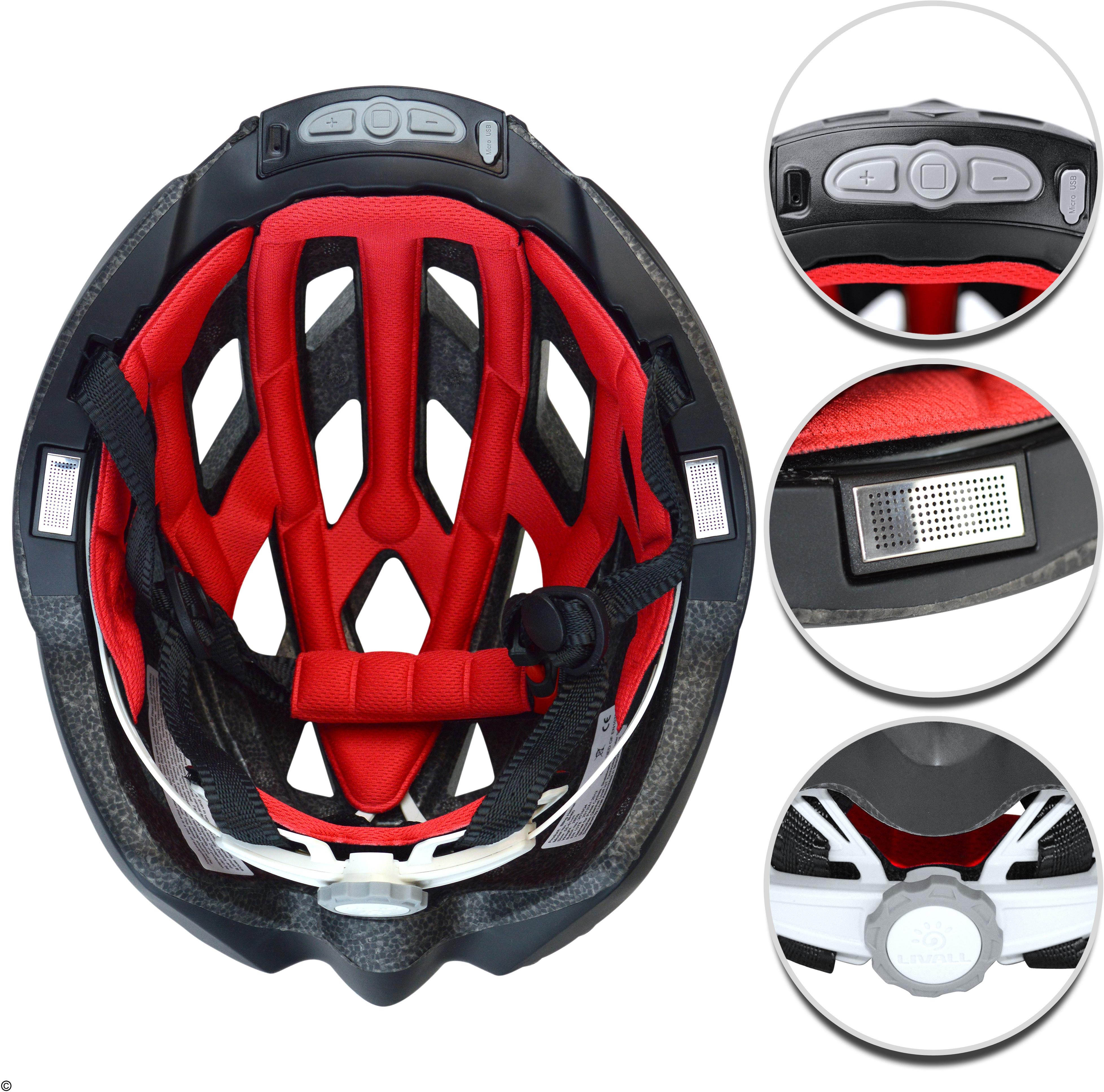 livall bh60se bluetooth enabled smart helmet