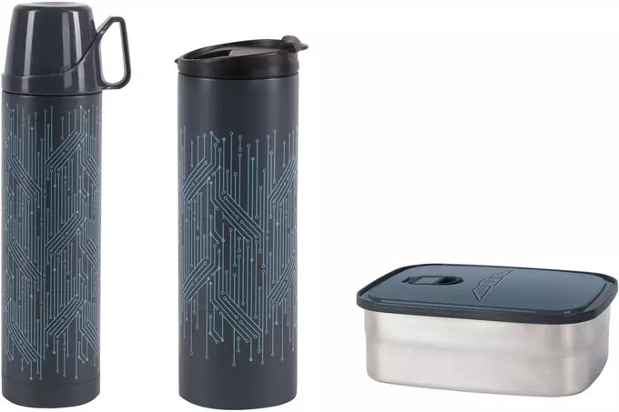 Beau And Elliot Circuit Bento Box Vacuum Flask And Travel Mug Halfords Uk