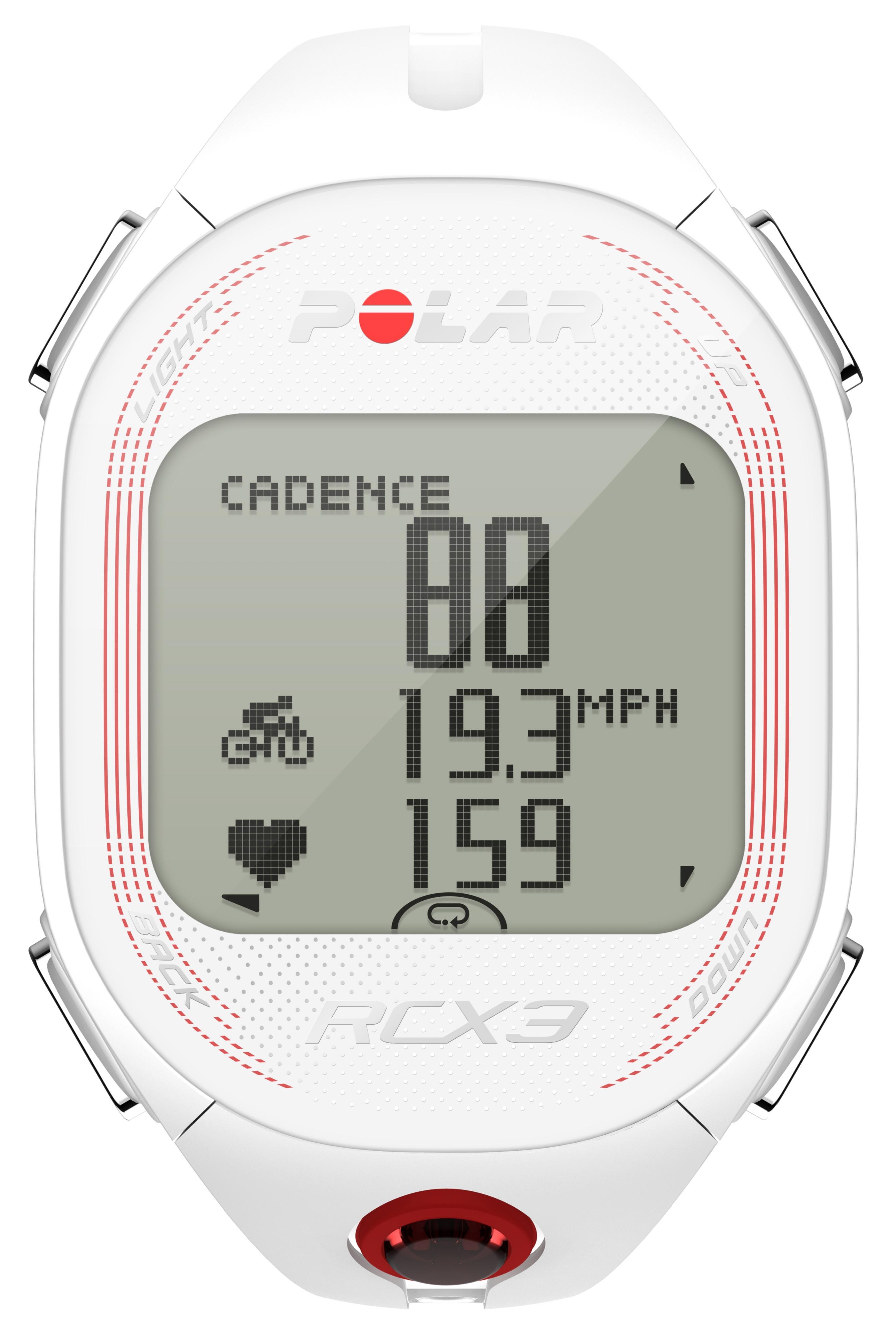 Polar RCX3F Bike Heart Rate Monitor - White