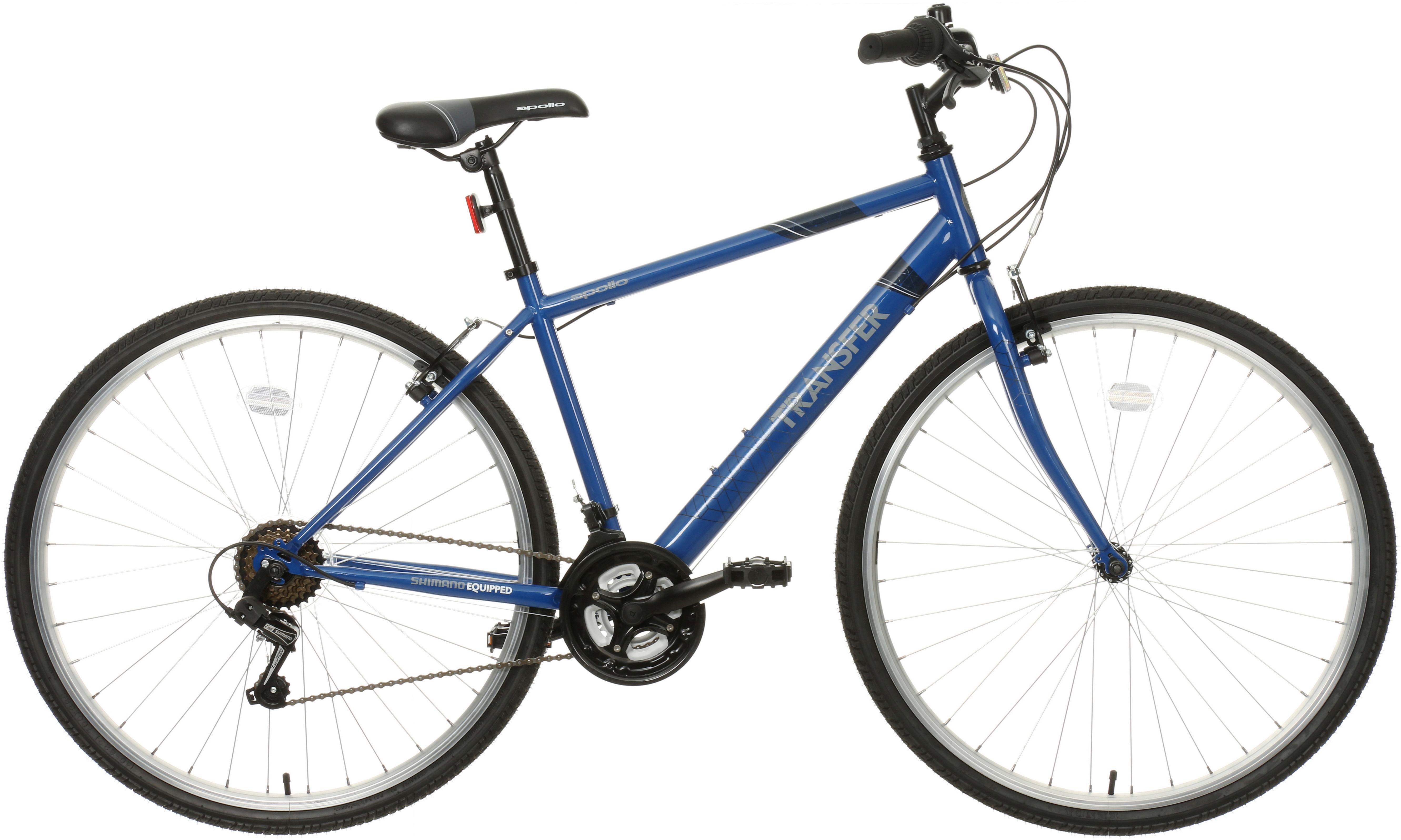 apollo guru mens hybrid bike