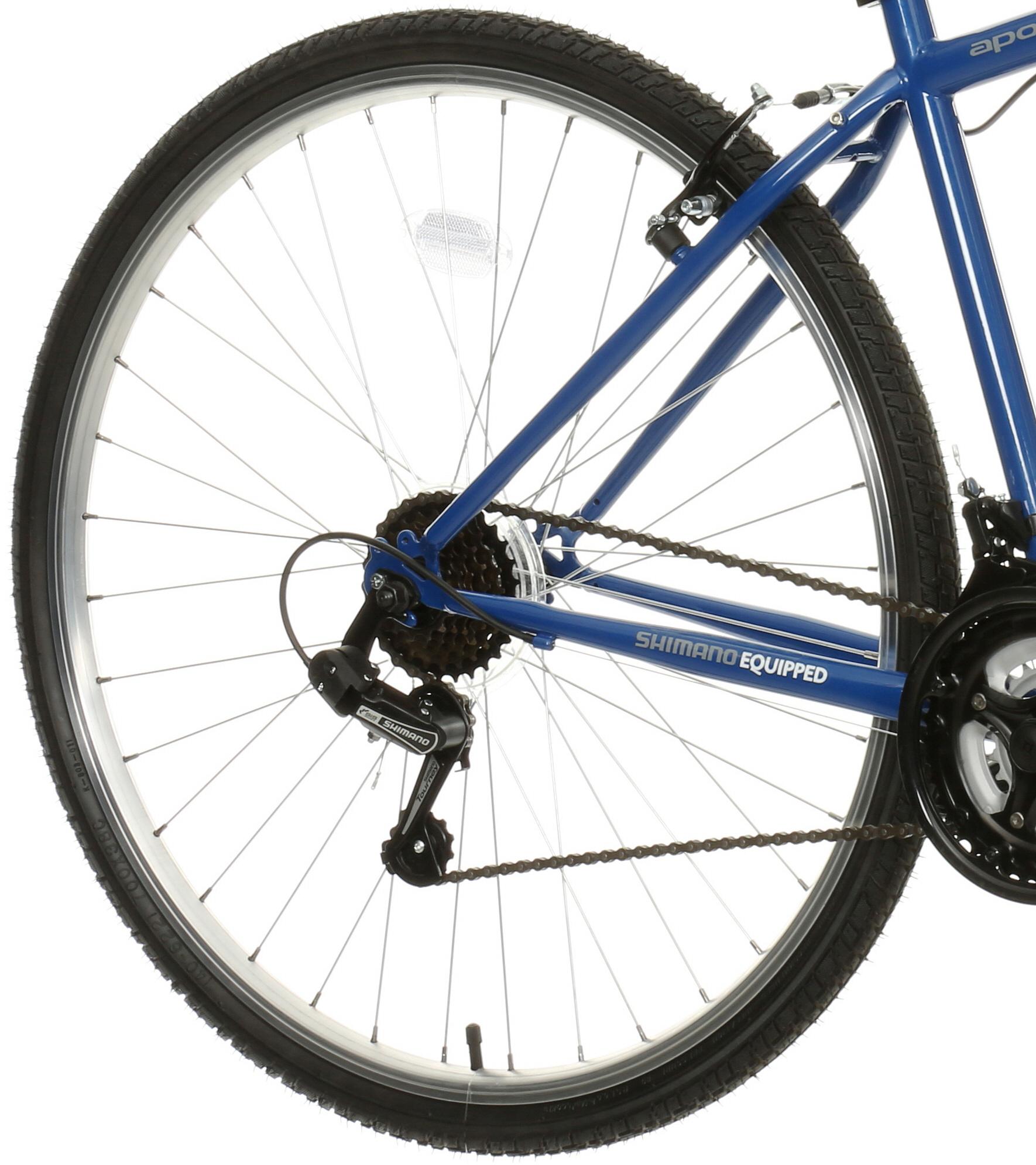 apollo guru mens hybrid bike