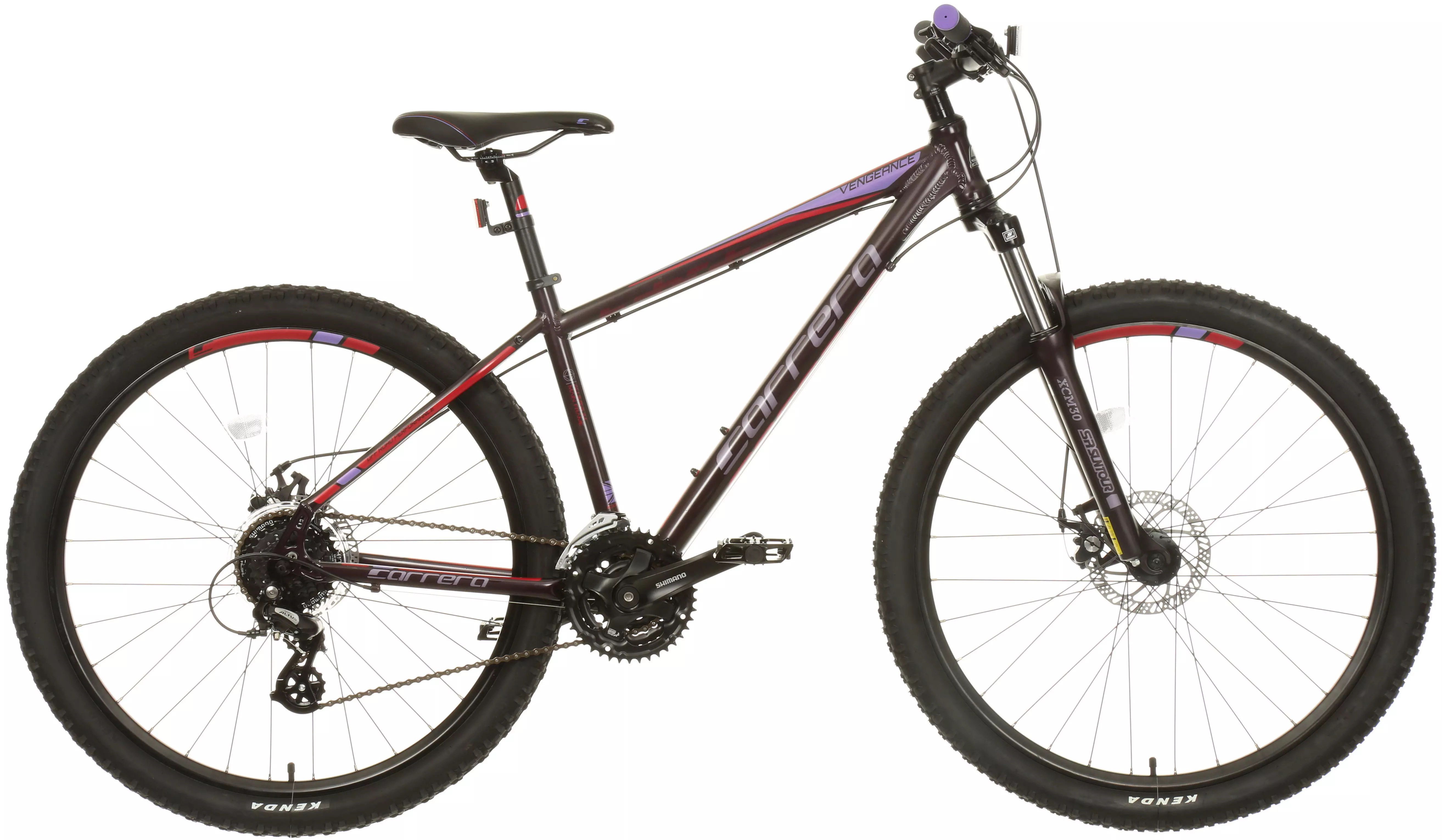 purple carrera bike