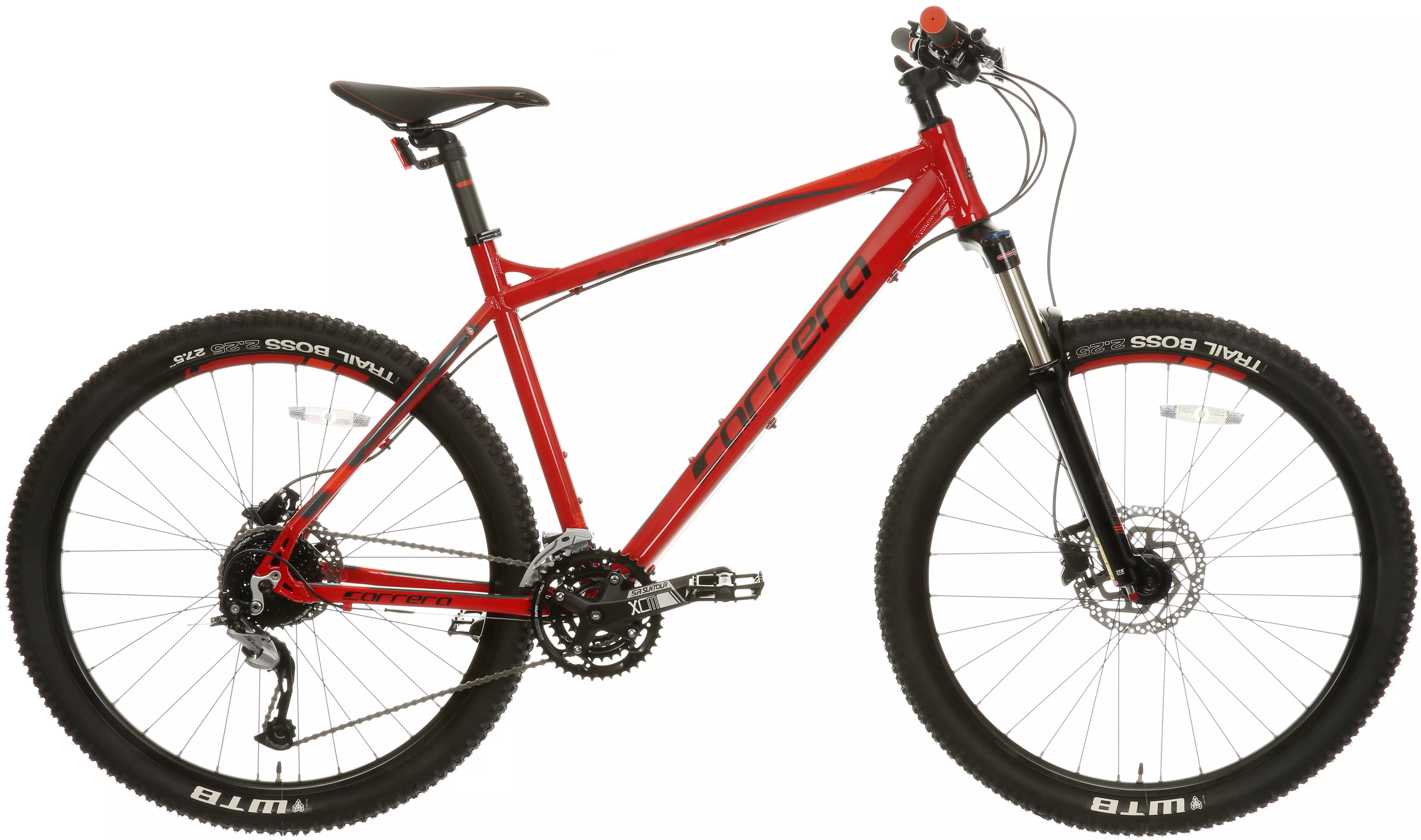 red carrera mountain bike