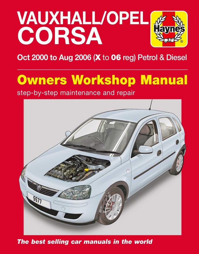 Haynes Vauxhall Opel Corsa Petrol Diesel Manual Oct 00 Aug 06 X To 06 Halfords Ie