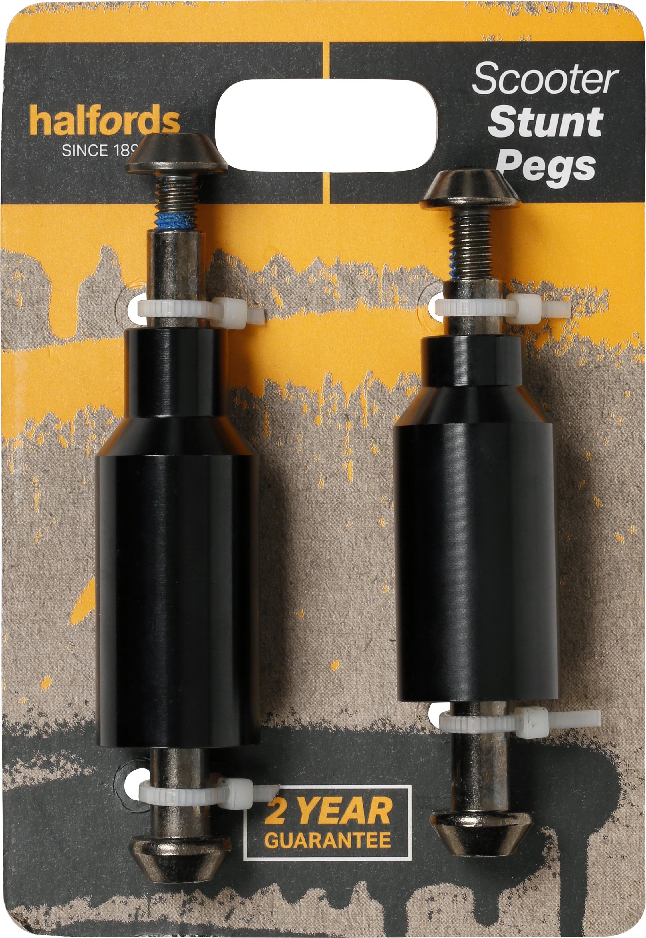 black stunt pegs