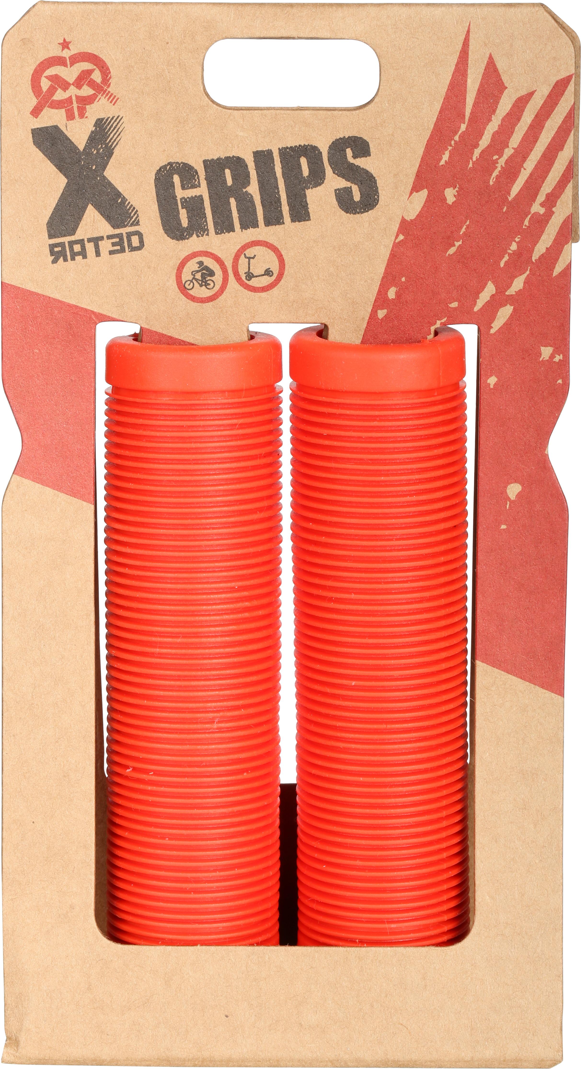 red handlebar grips