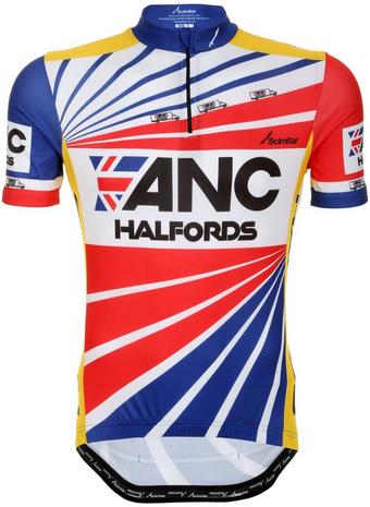 ANC Halfords Retro Cycling Jersey