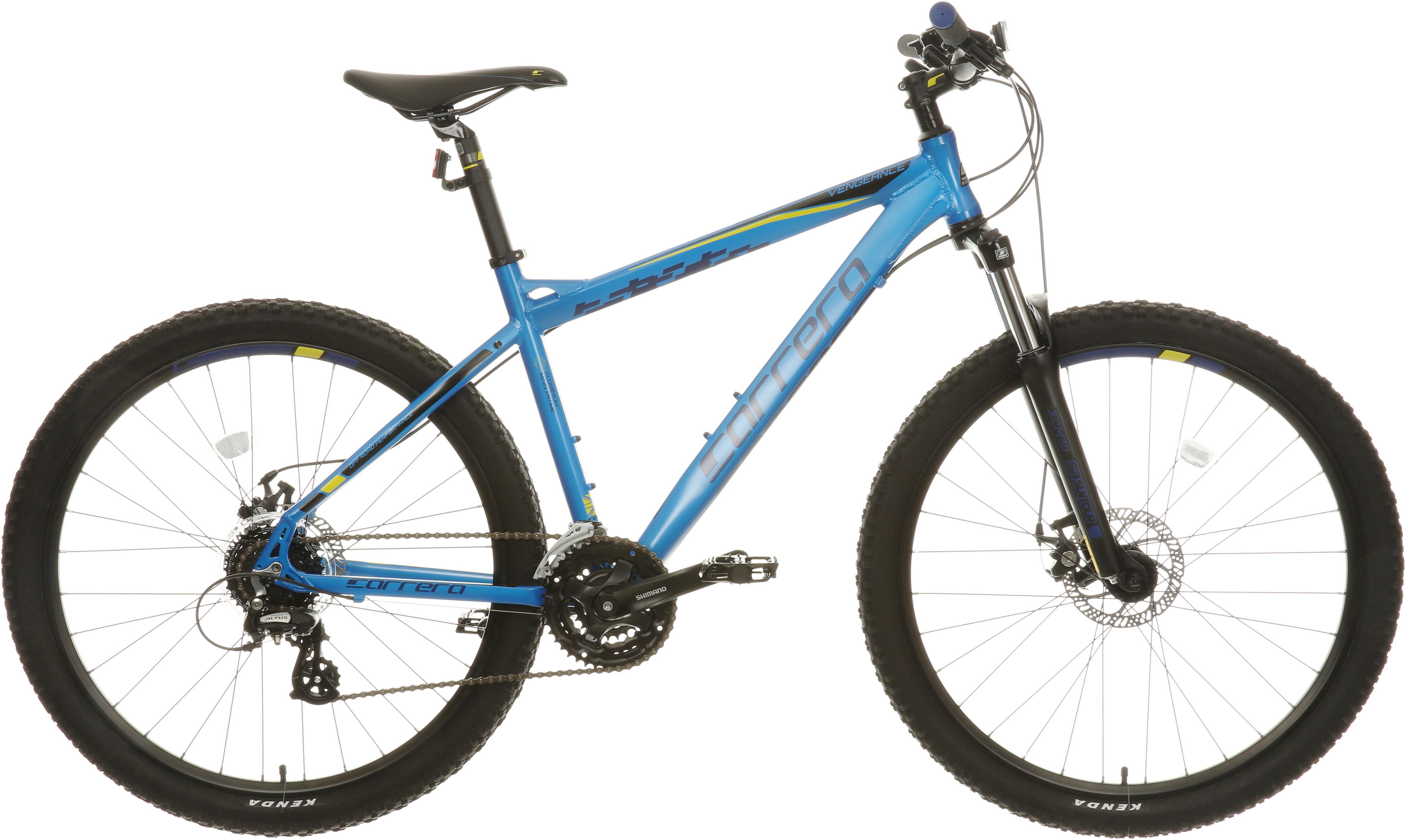 blue carrera mountain bike