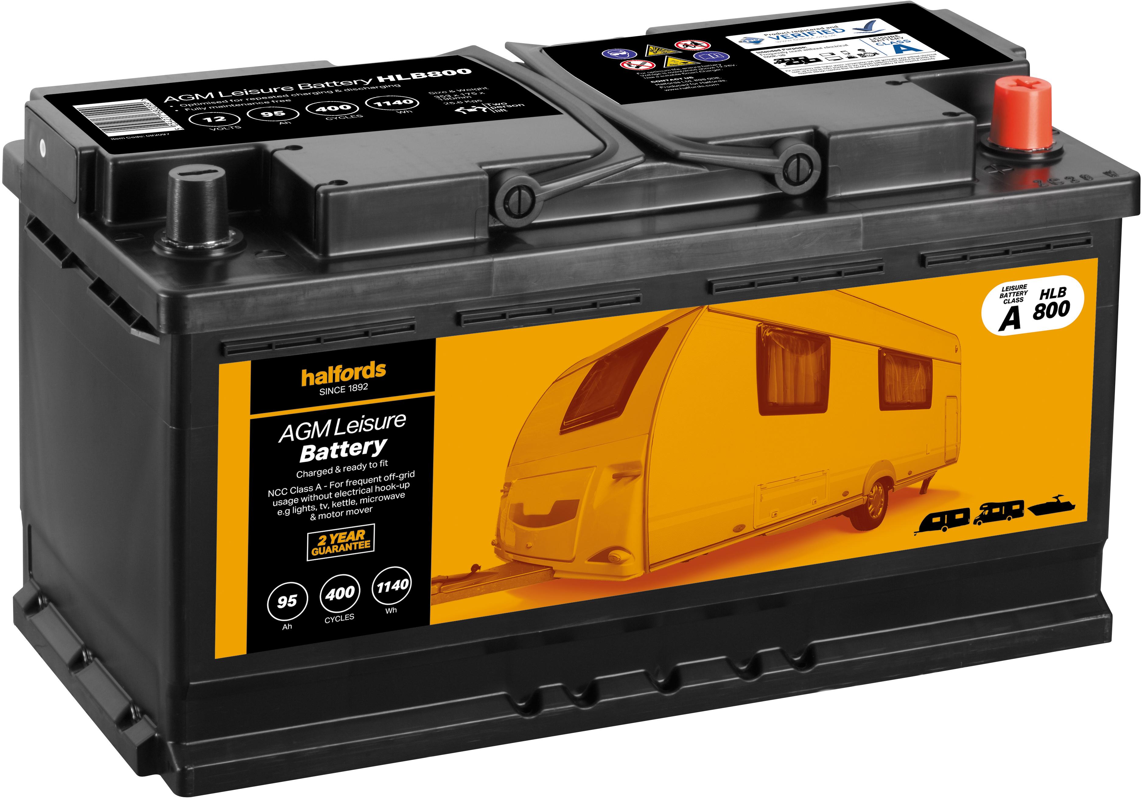 Halfords Leisure Battery HLB800 