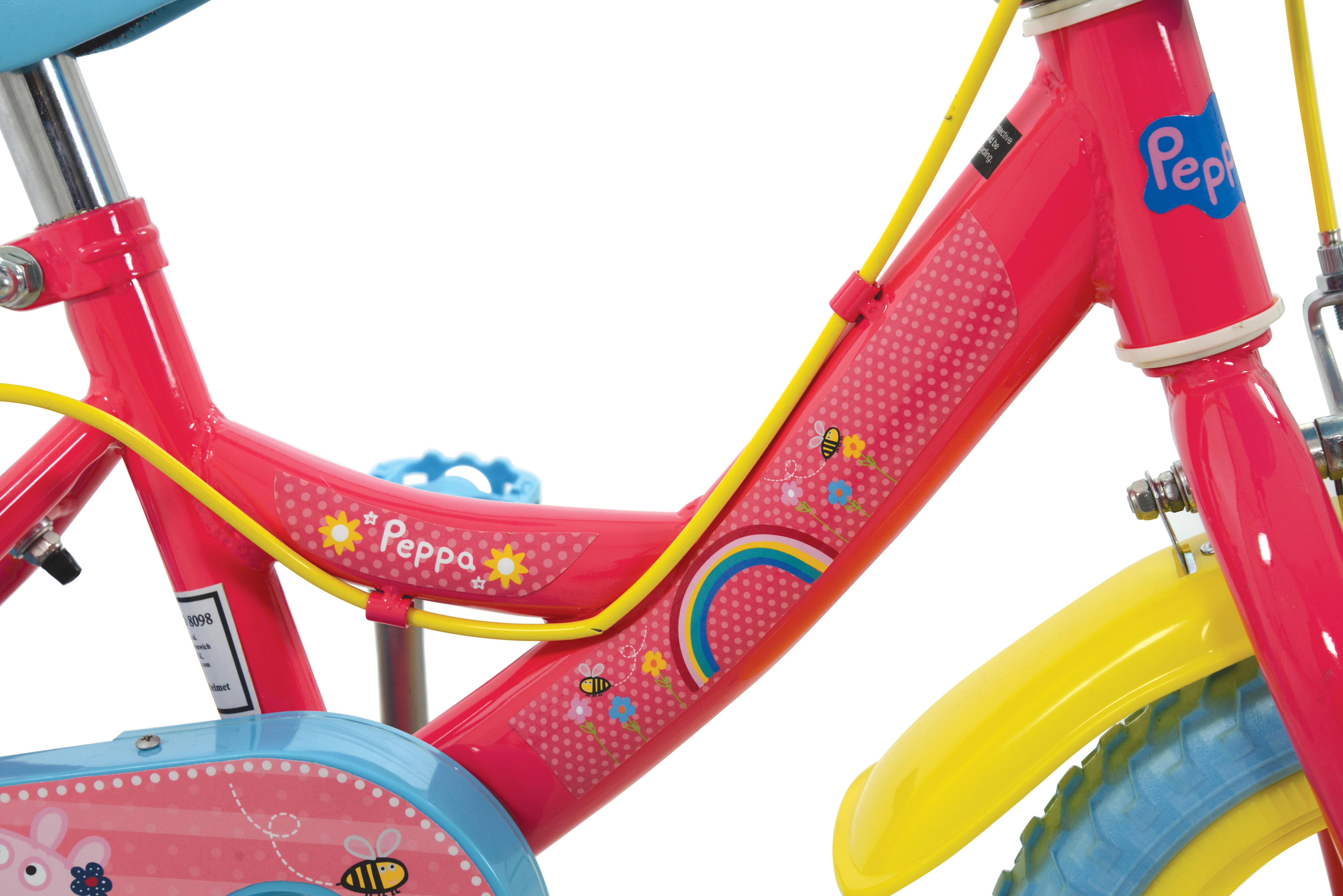 peppa pig girls bike