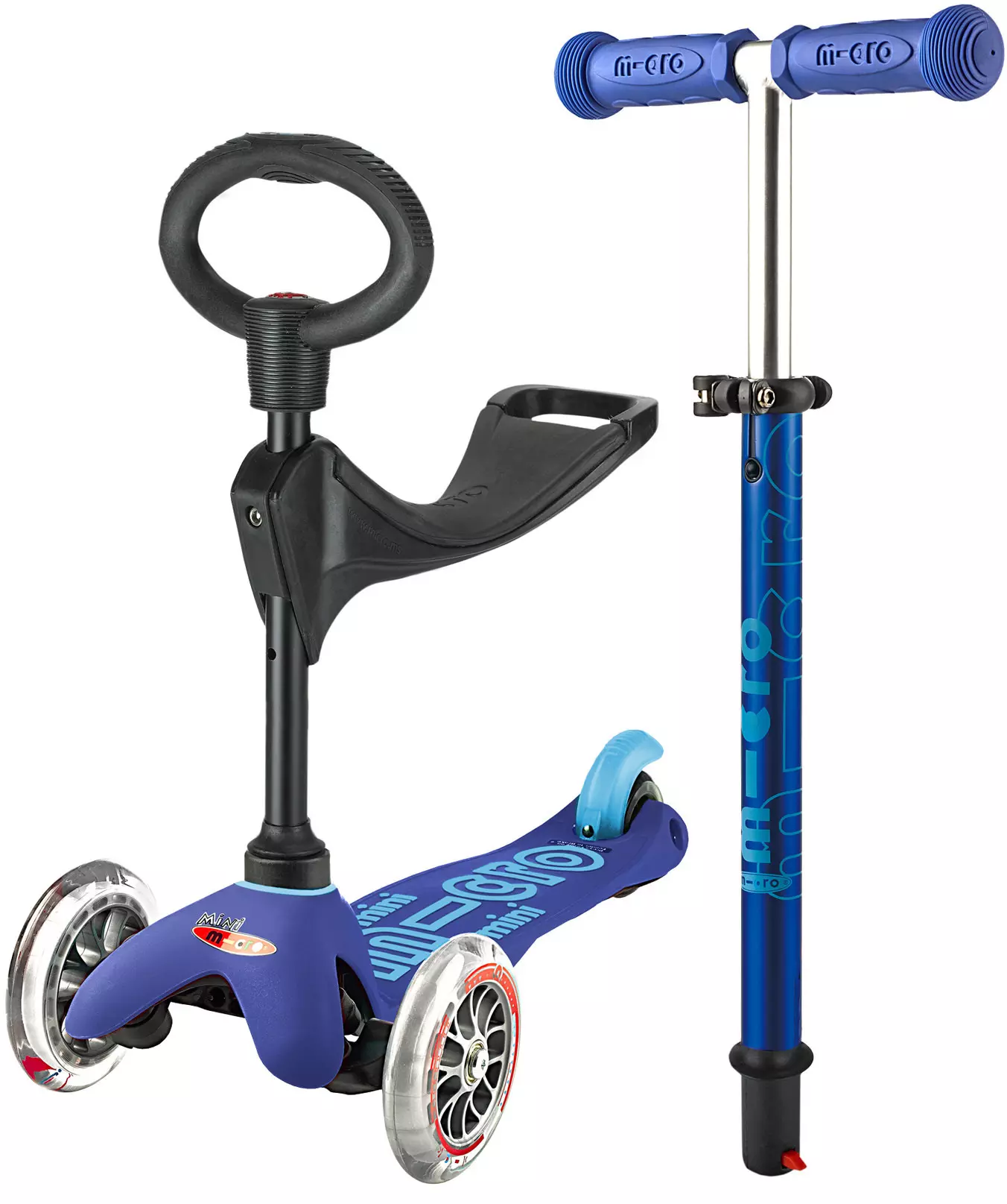 mini micro scooter deluxe blue
