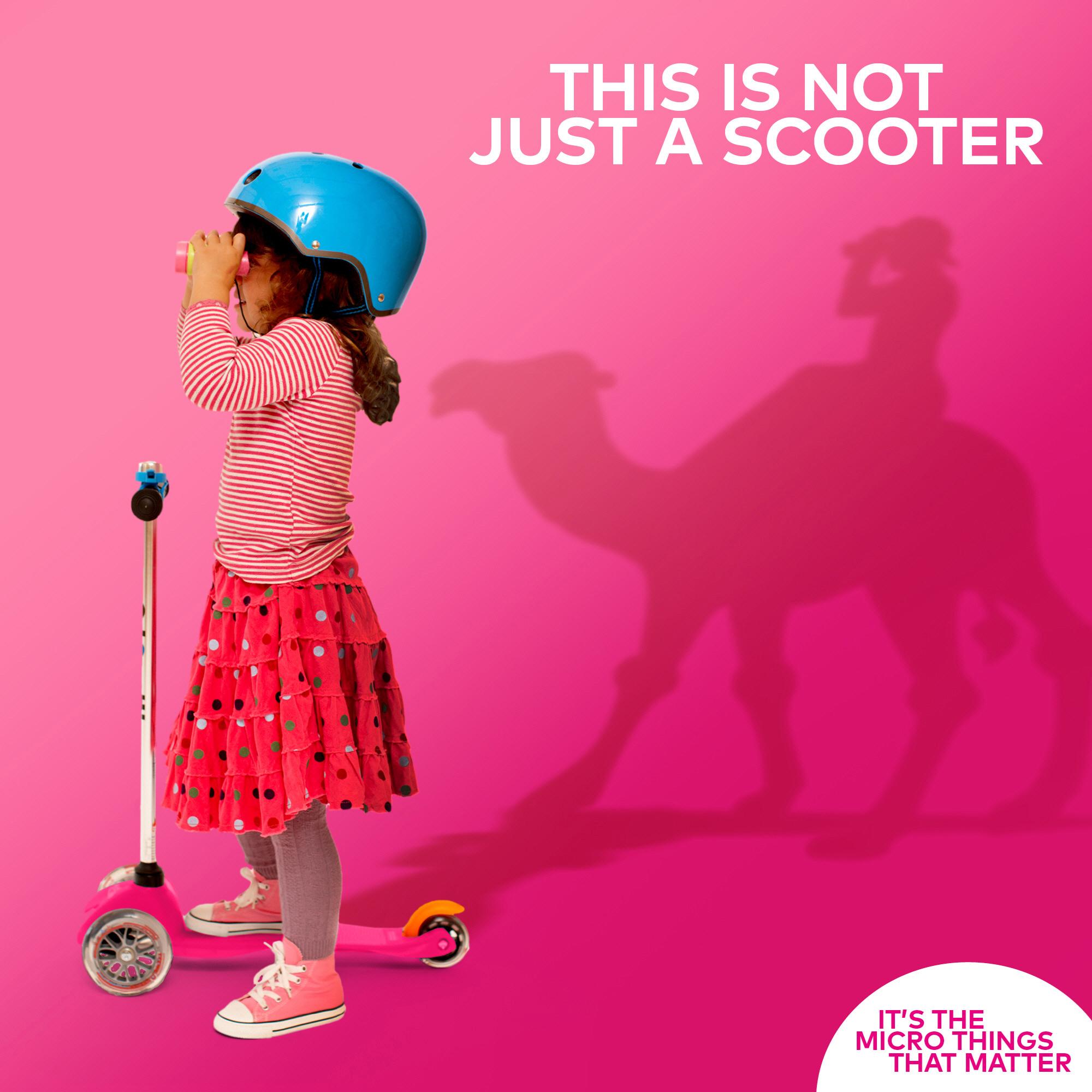 micro mini pink scooter