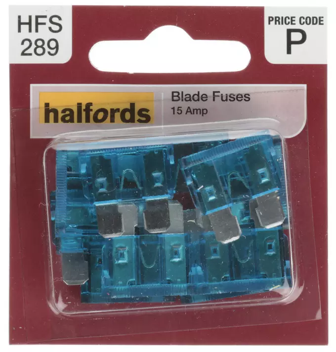 Halfords Blade Fuses 15 Amp Hfs289 Halfords Uk