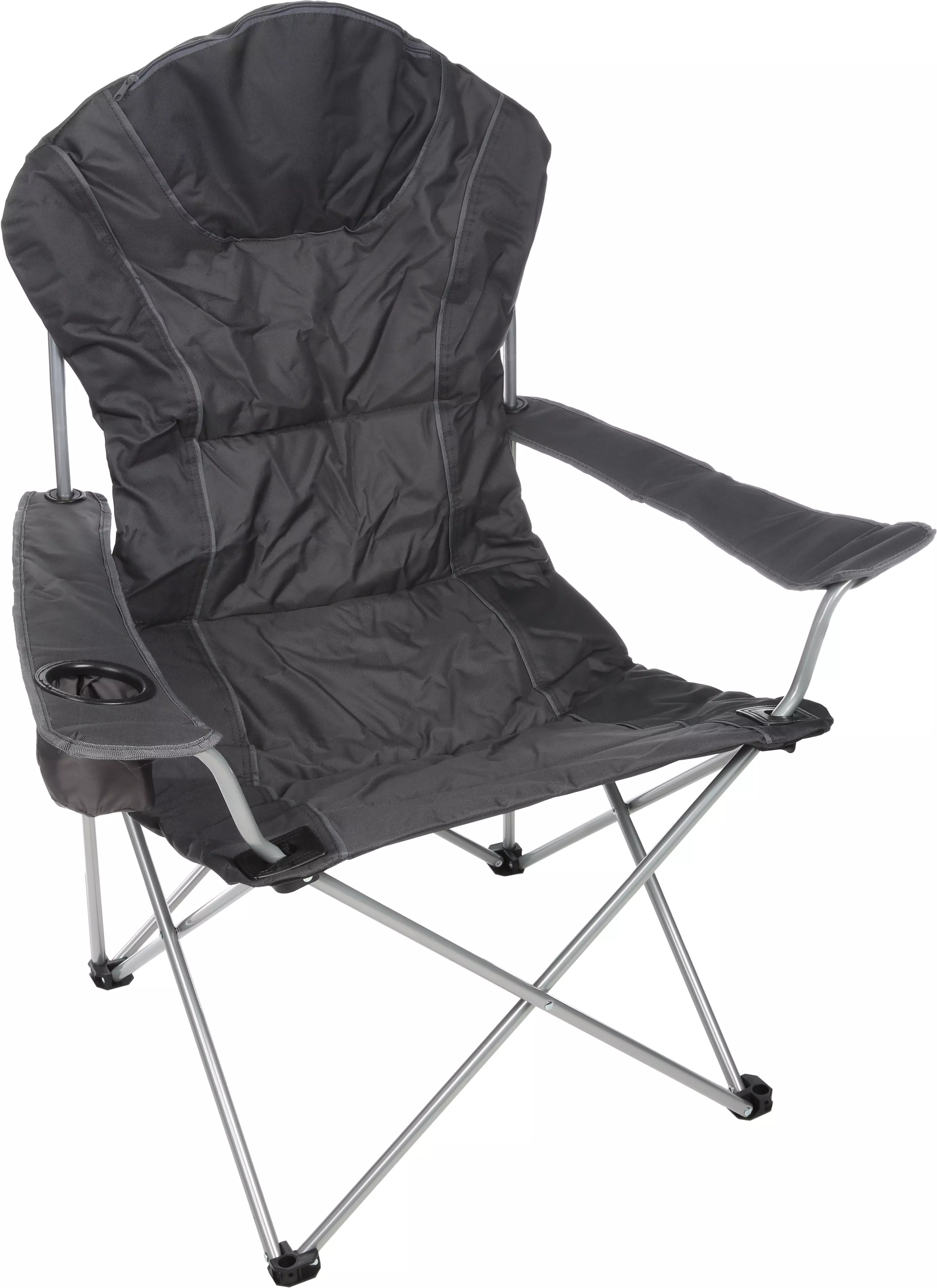 Halfords Comfort Folding Chair - Black 