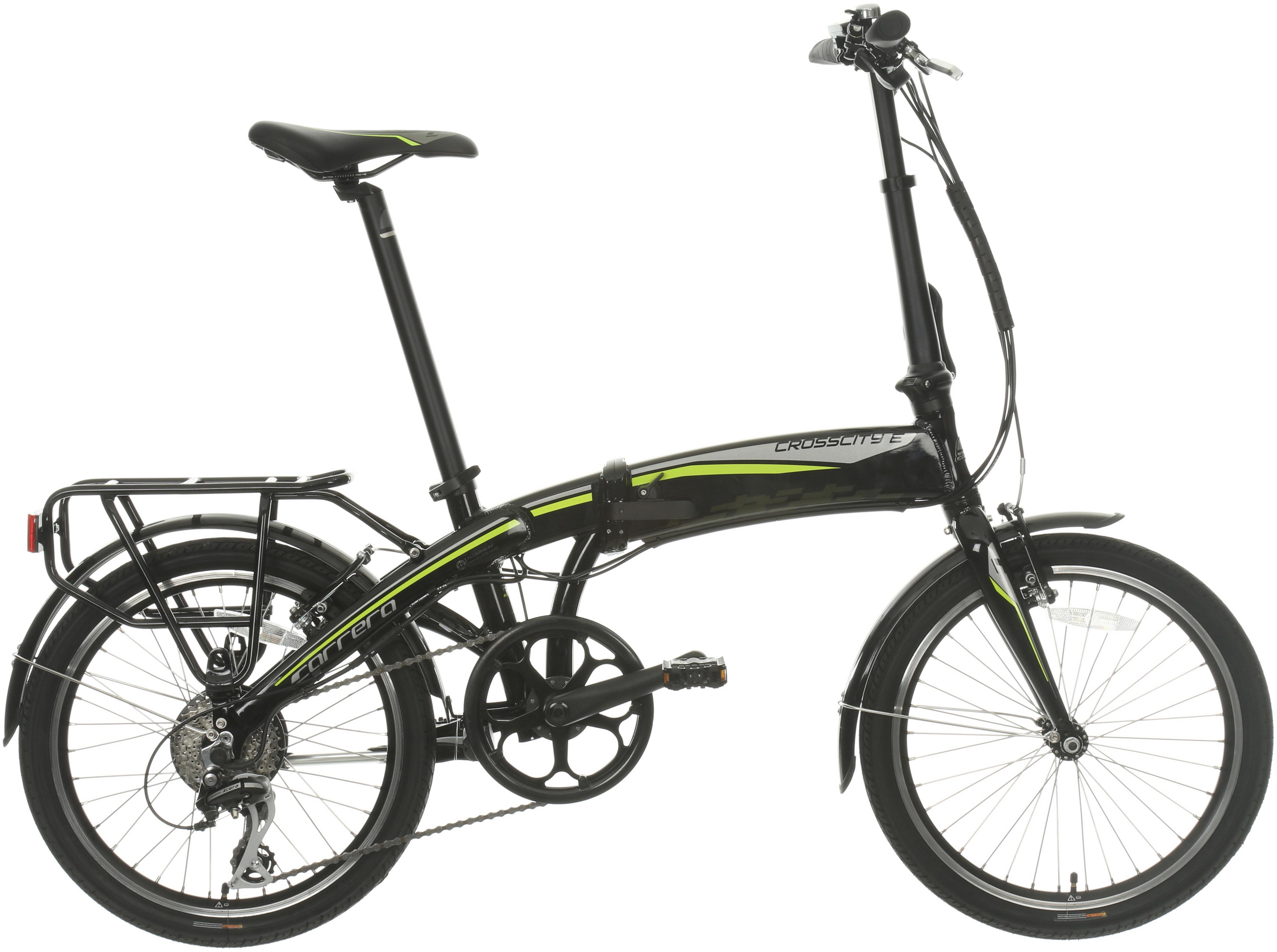 halfords carrera folding bike