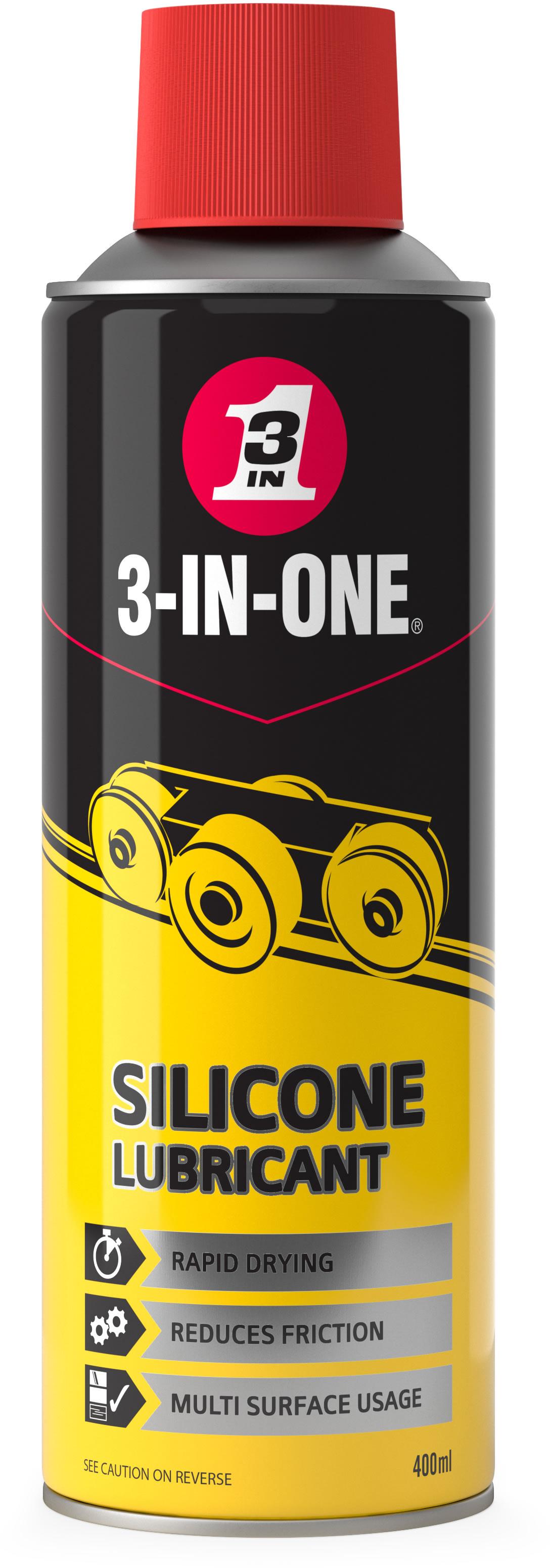 3 In One Professional Silicone Spray Lubricant 400ml