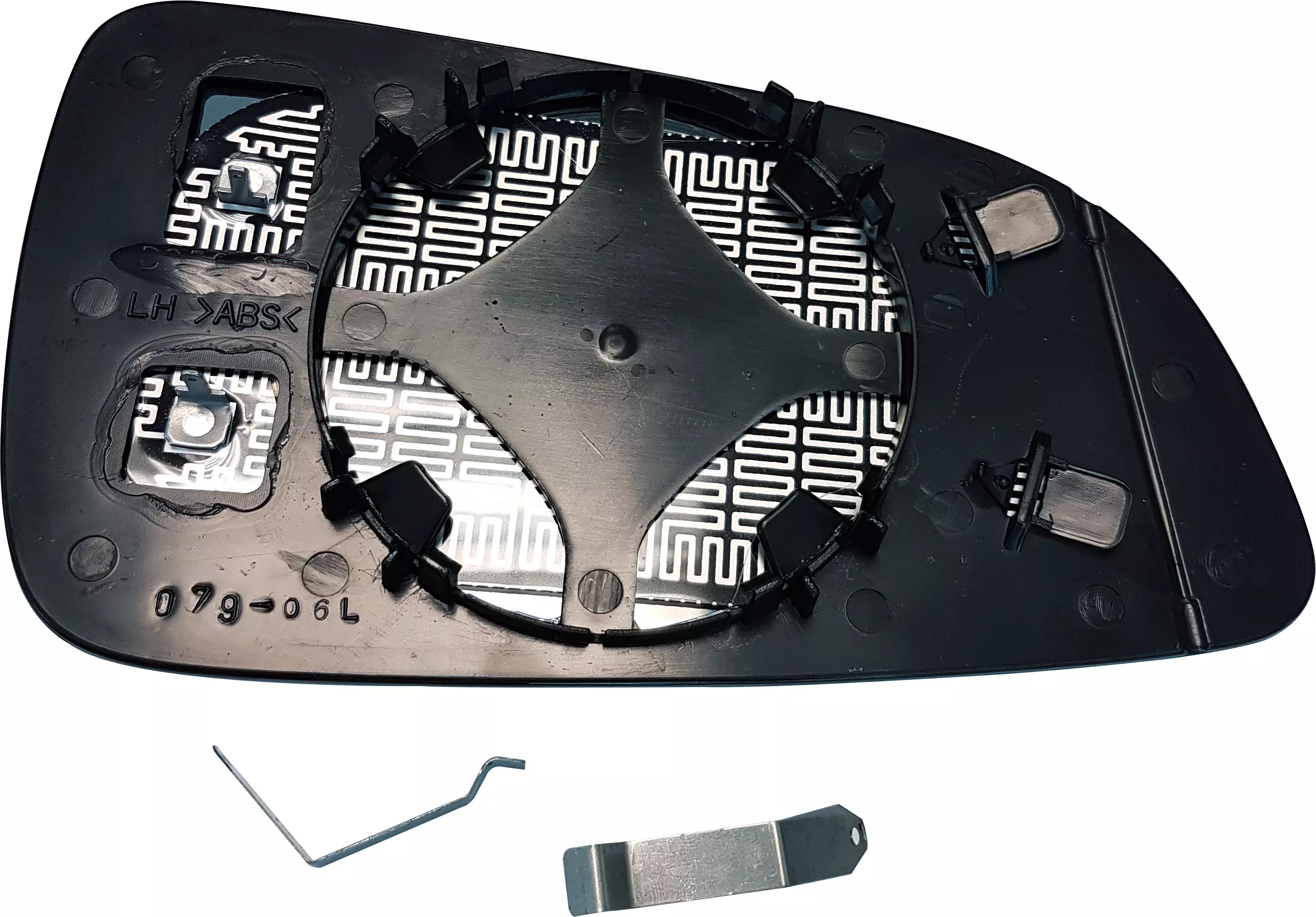 Fits on lhs of vehicle Summit Replacement Mirror Glass