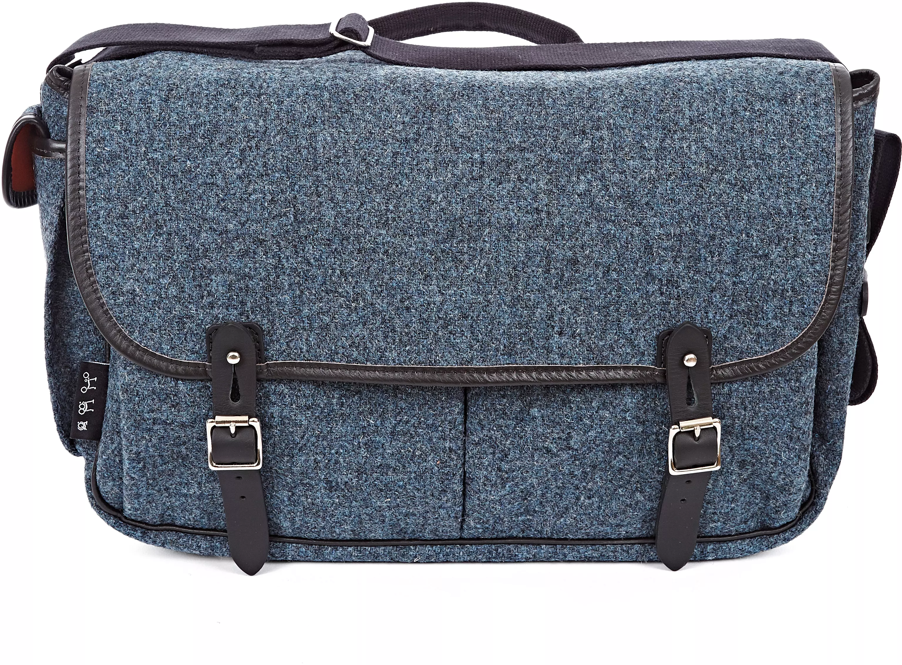 grey tweed bag