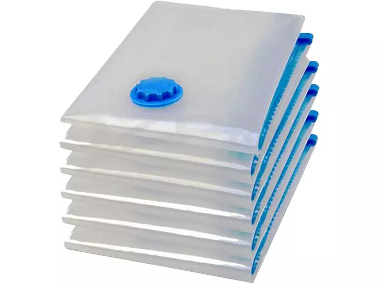 Rolson 5pc Vacuum Storage Bag With Hand Pump Halfords Uk