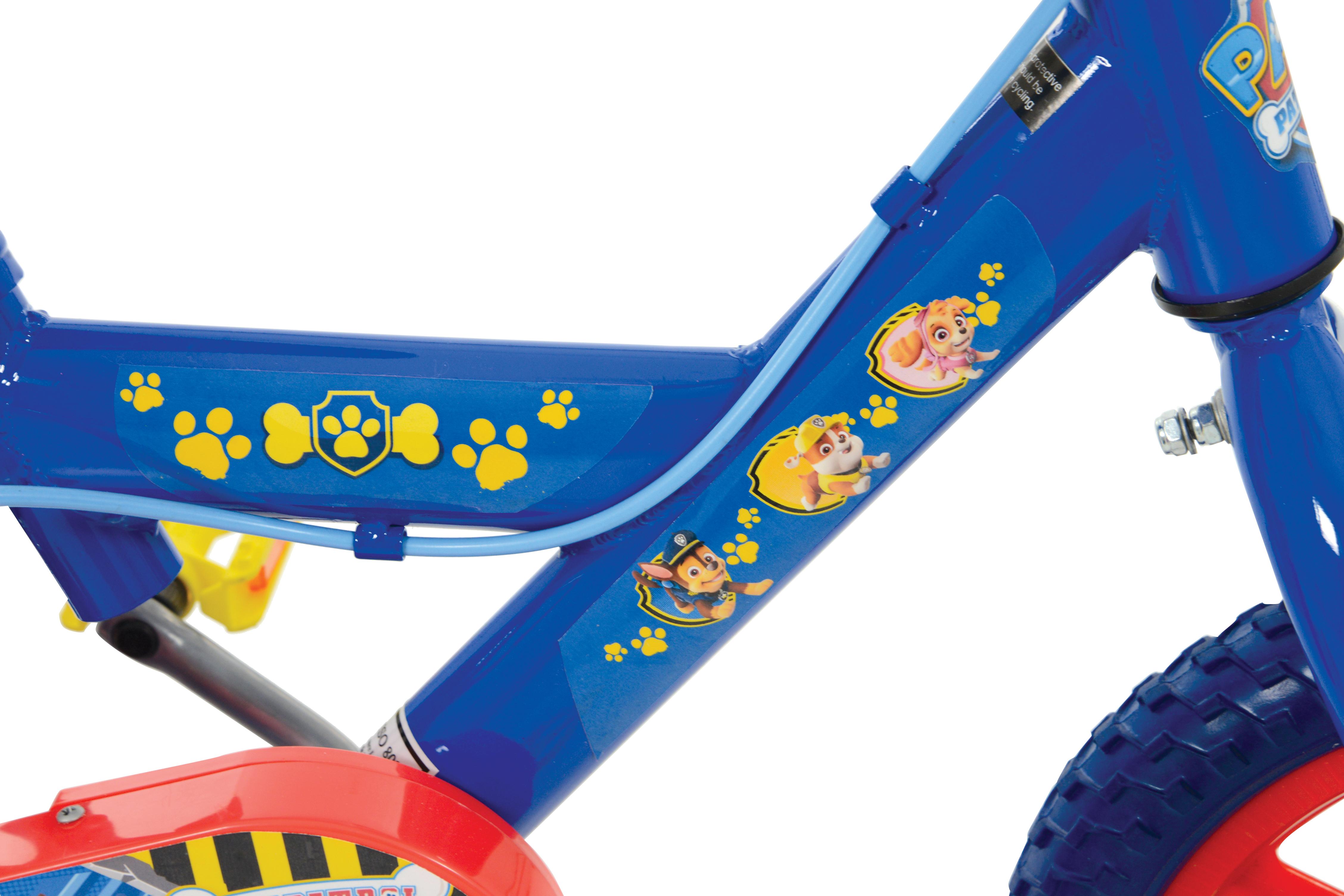 halfords paw patrol bike