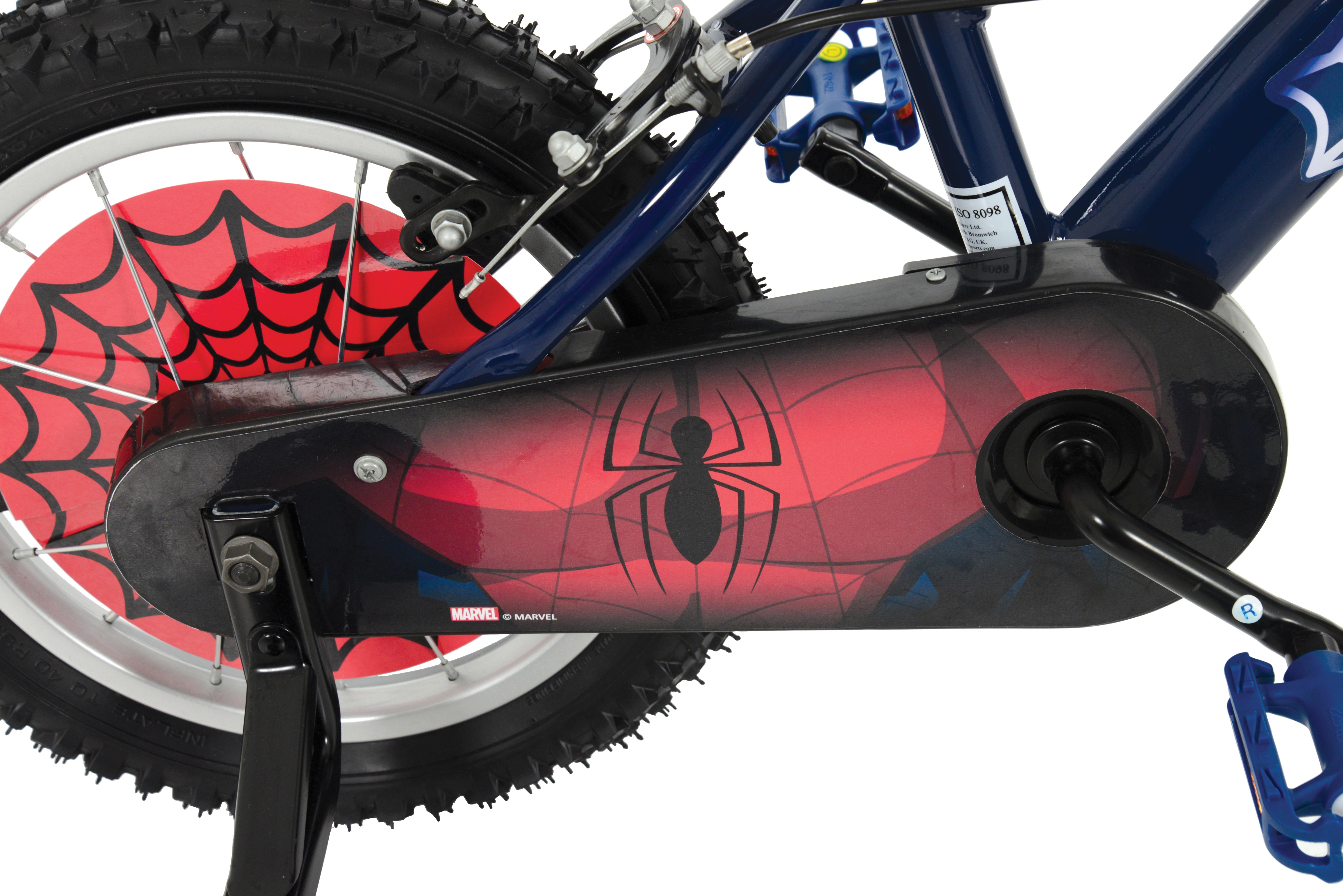spider man 16 inch bike halfords
